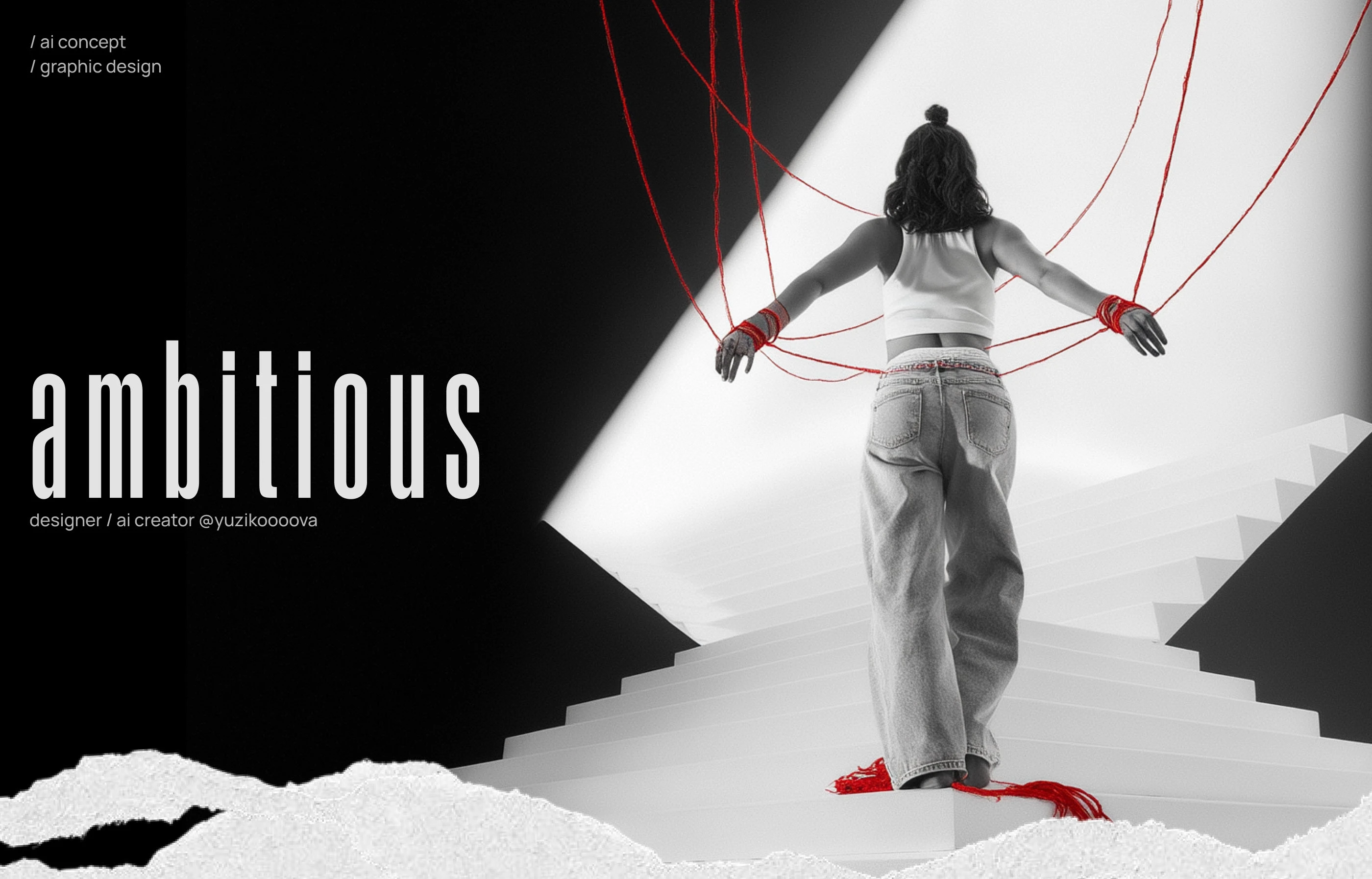 / ai poster / ambitious — Изображение №1 — Графика, Маркетинг на Dprofile