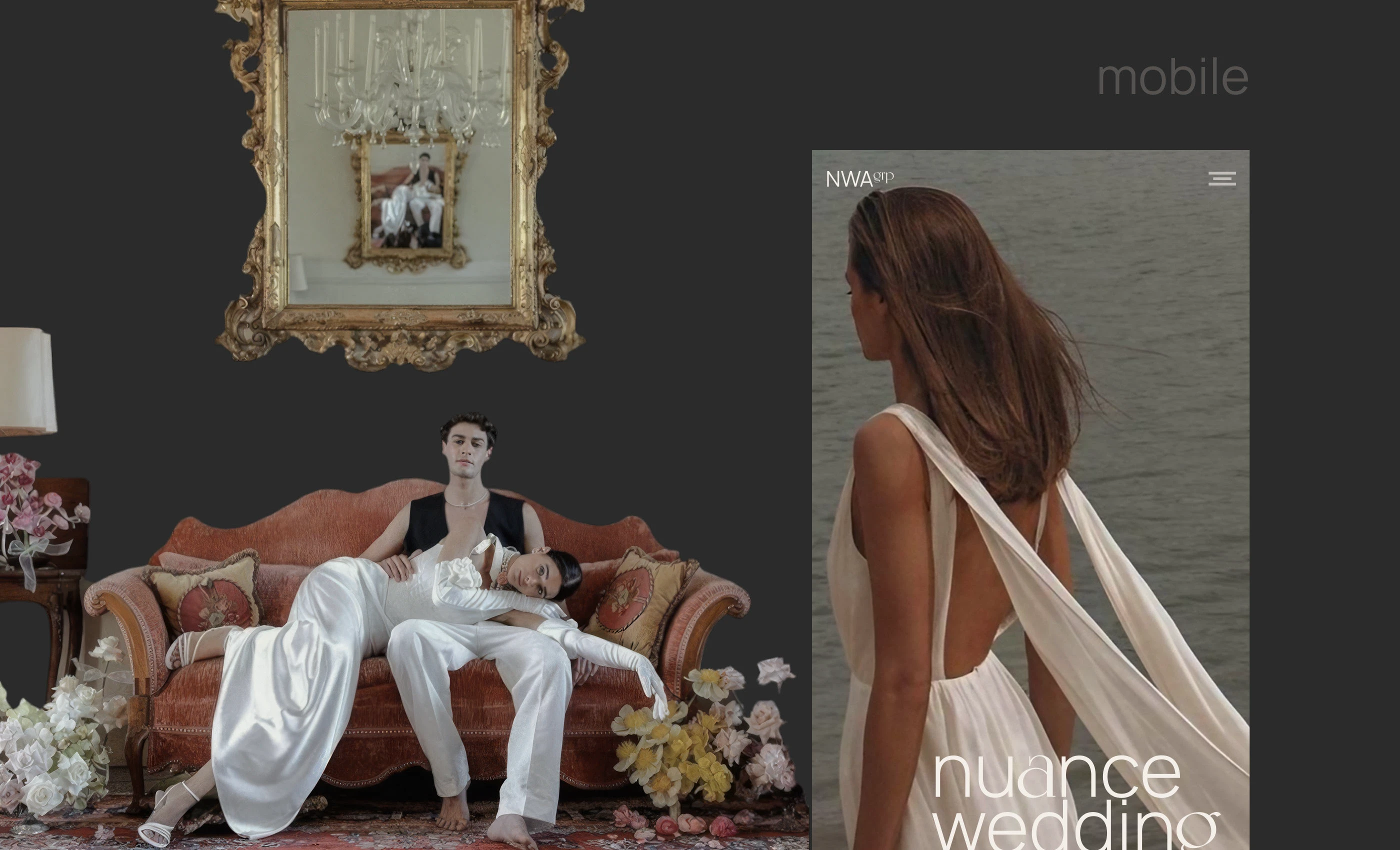 / website / nuance wedding agency — Изображение №4 — Интерфейсы, Брендинг на Dprofile