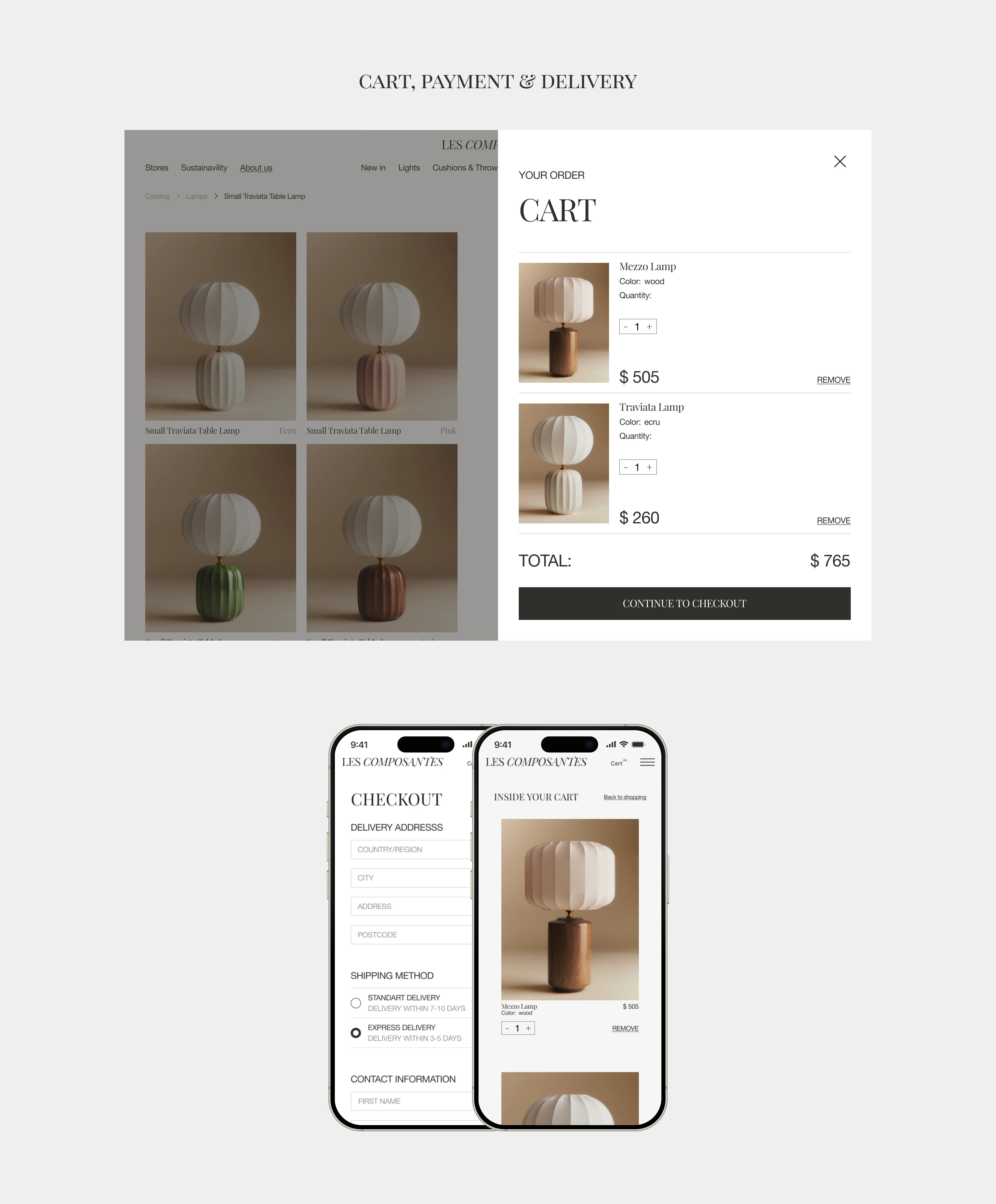 Furniture store / e-commerce design — Изображение №12 — Интерфейсы на Dprofile