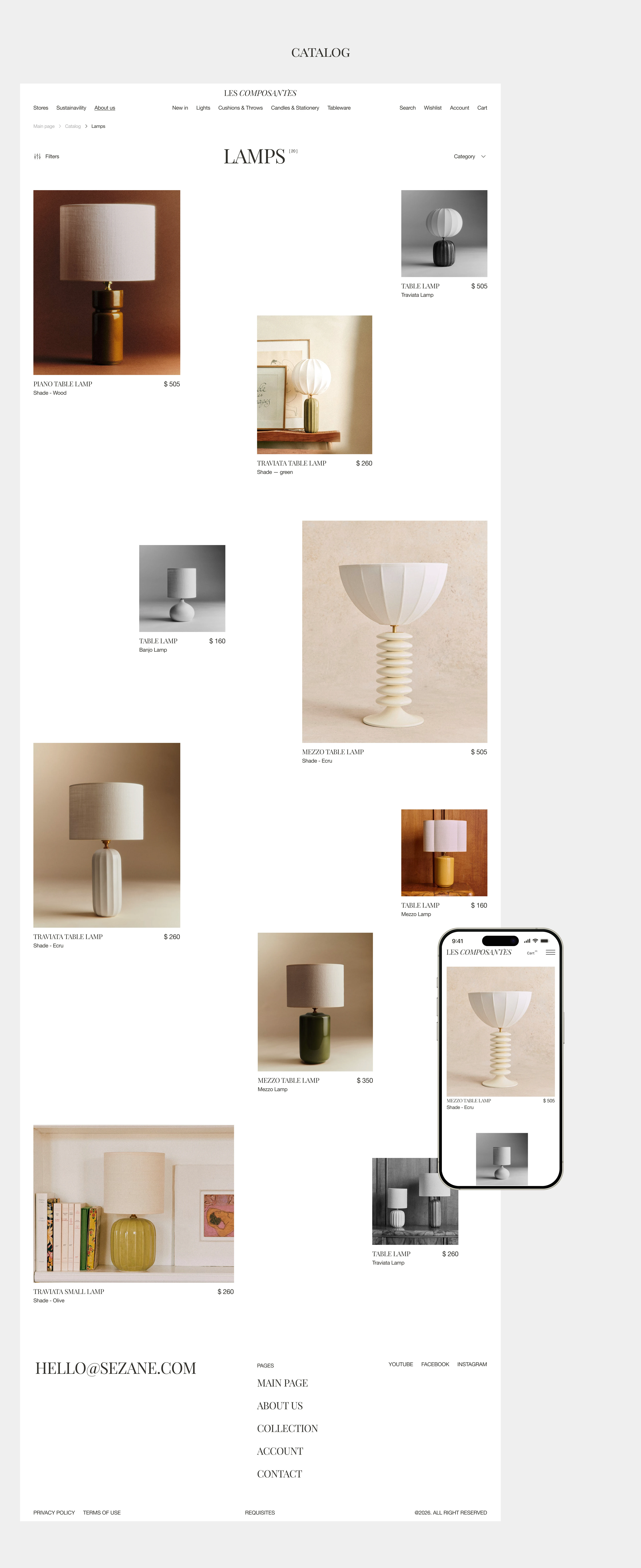 Furniture store / e-commerce design — Изображение №8 — Интерфейсы на Dprofile