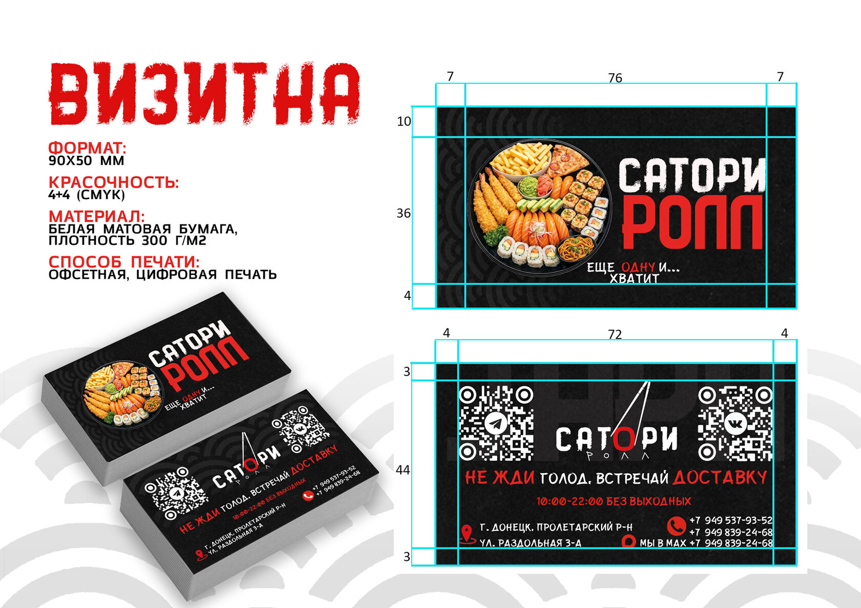 Брендбук «СаториРолл» — Изображение №16 — Брендинг на Dprofile