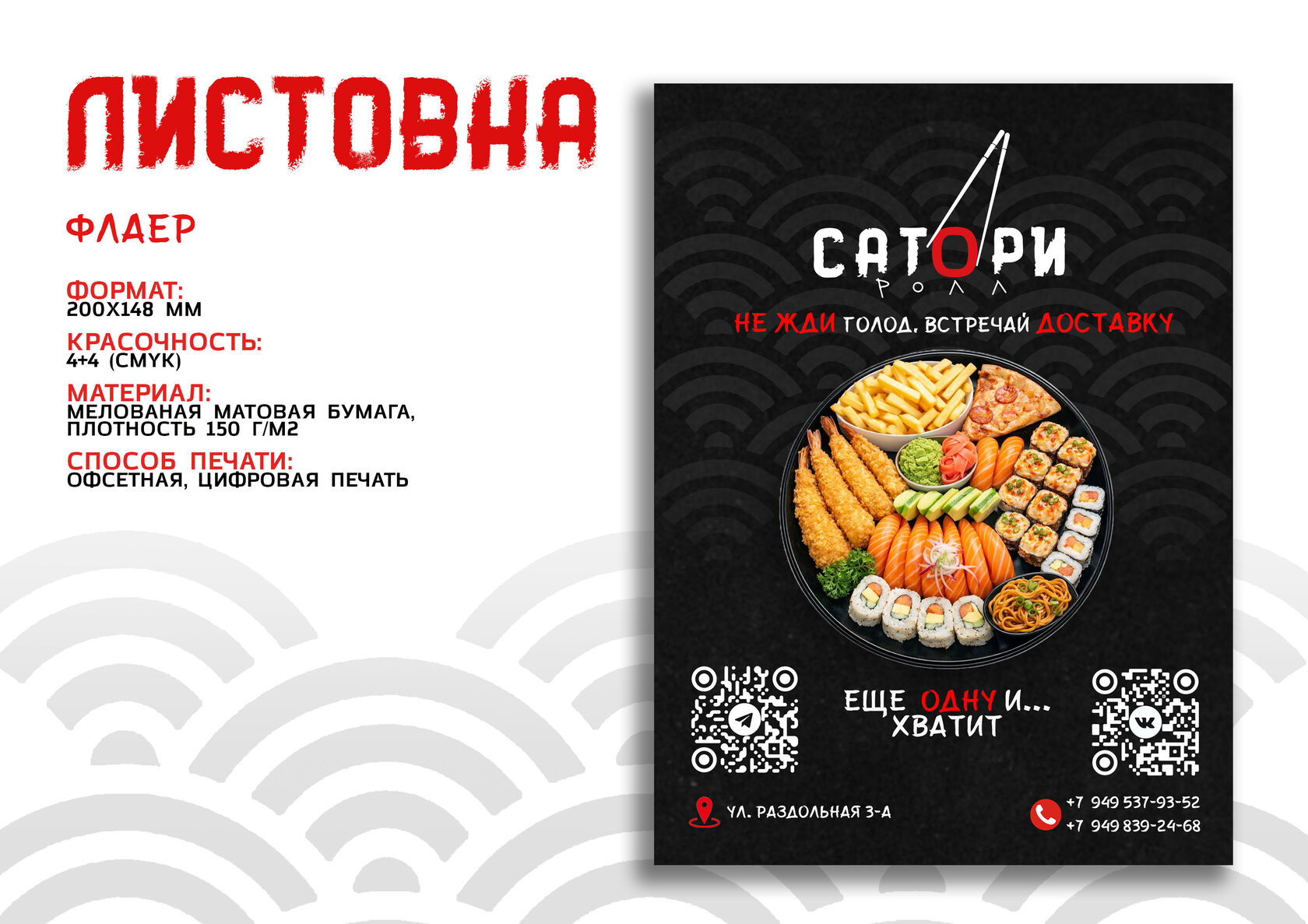 Брендбук «СаториРолл» — Изображение №15 — Брендинг на Dprofile