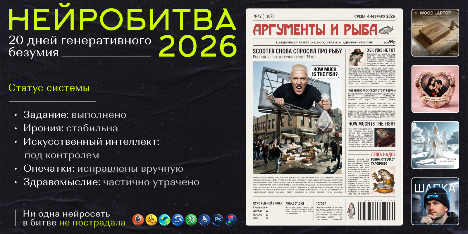 Нейробитва 2026 — Изображение №1 — Графика, Анимация на Dprofile