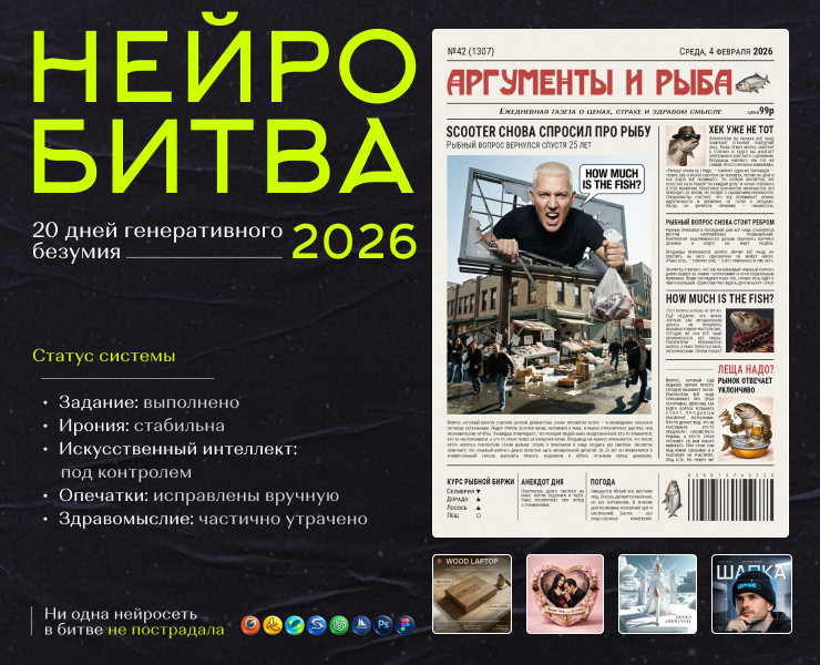 Нейробитва 2026 — Графика, Анимация на Dprofile