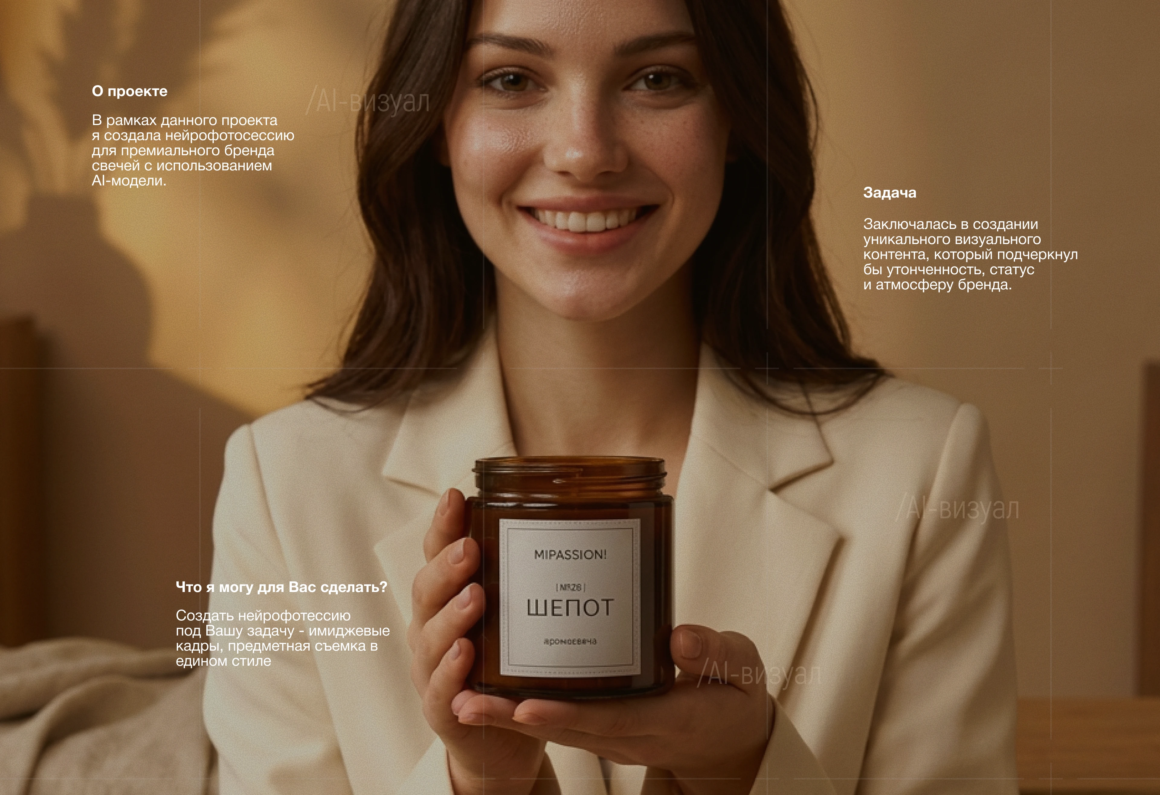 AI-фотосессия продукта | Генерация контента — Изображение №2 — Маркетинг, Нейро на Dprofile