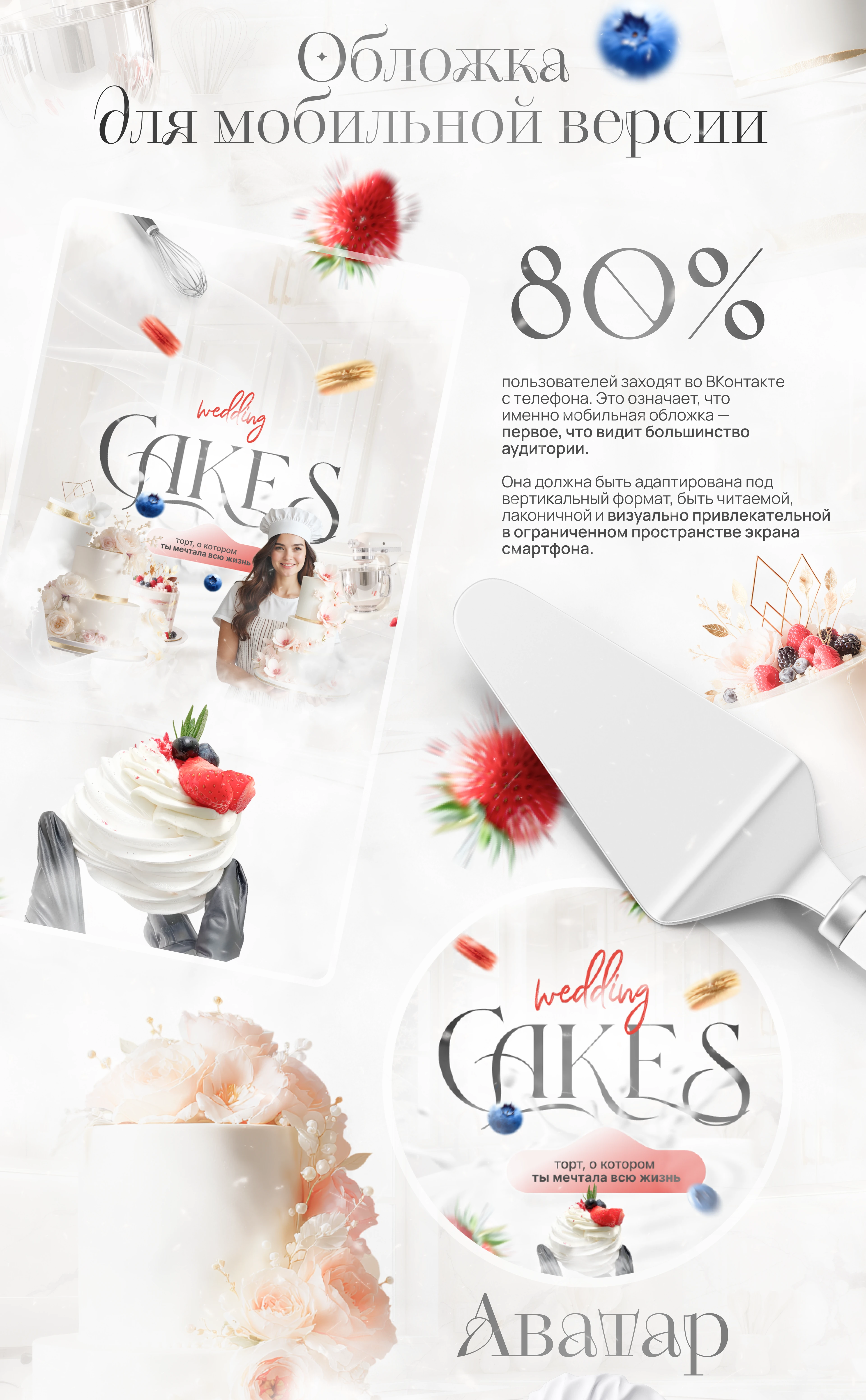 Оформление сообщества ВКонтакте для кондитера — Изображение №3 — Маркетинг на Dprofile