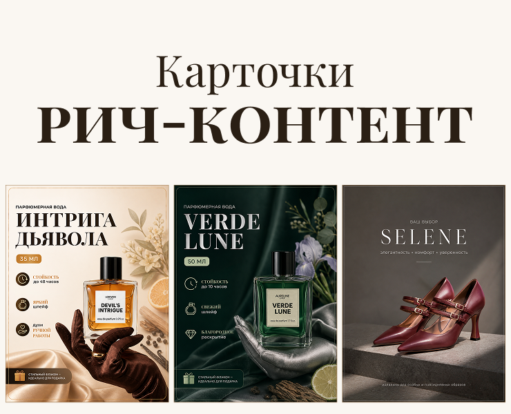 Карточки для маркетплейсов | Инфографика | Rich-content — Маркетинг, Нейро на Dprofile
