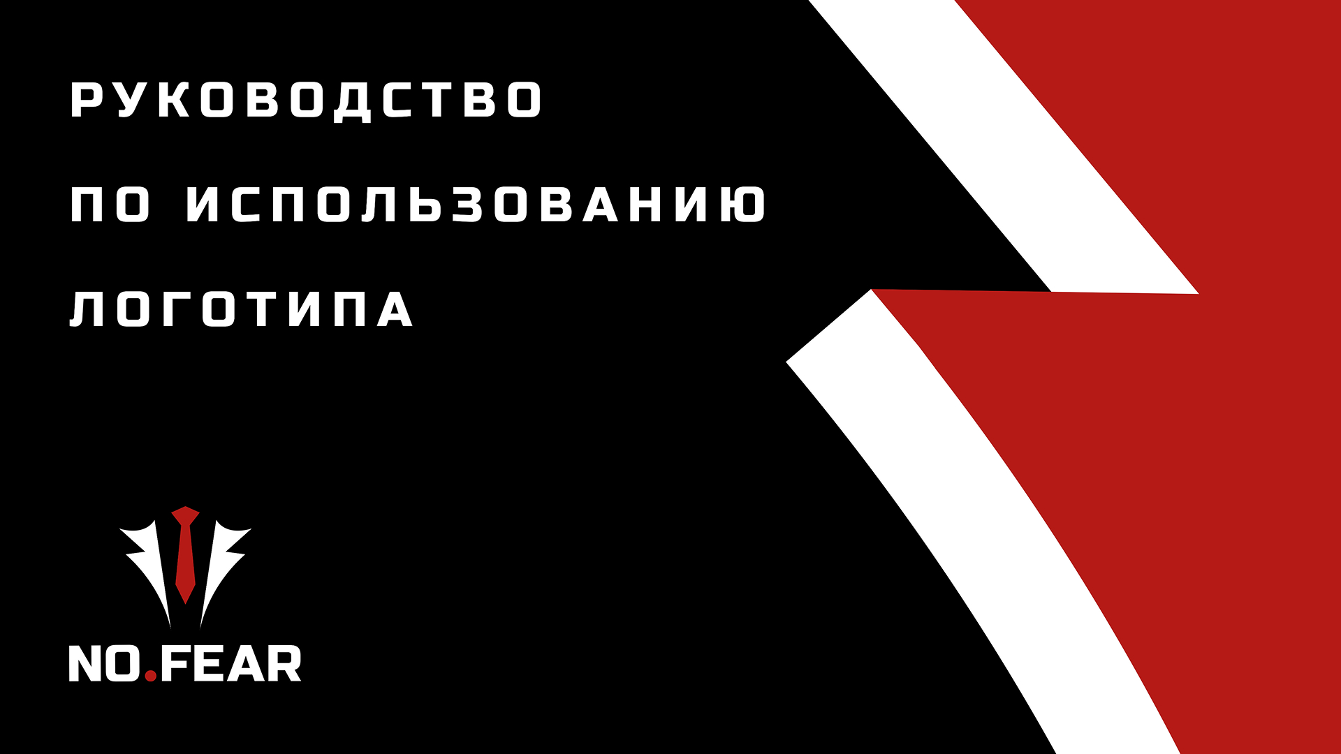 NO FEAR | BrandBook — Изображение №1 — Брендинг, Графика на Dprofile