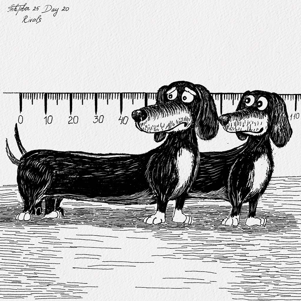 Мой INKTOBER 2025 — Изображение №21 — Иллюстрация на Dprofile