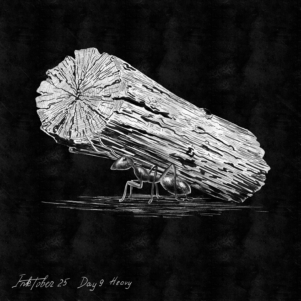 Мой INKTOBER 2025 — Изображение №10 — Иллюстрация на Dprofile