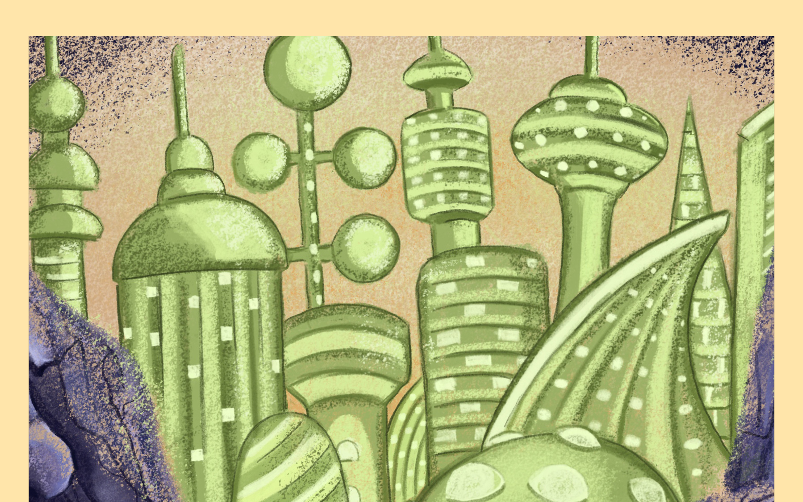 Таинственный город/The Mysterious City — Изображение №3 — Иллюстрация на Dprofile