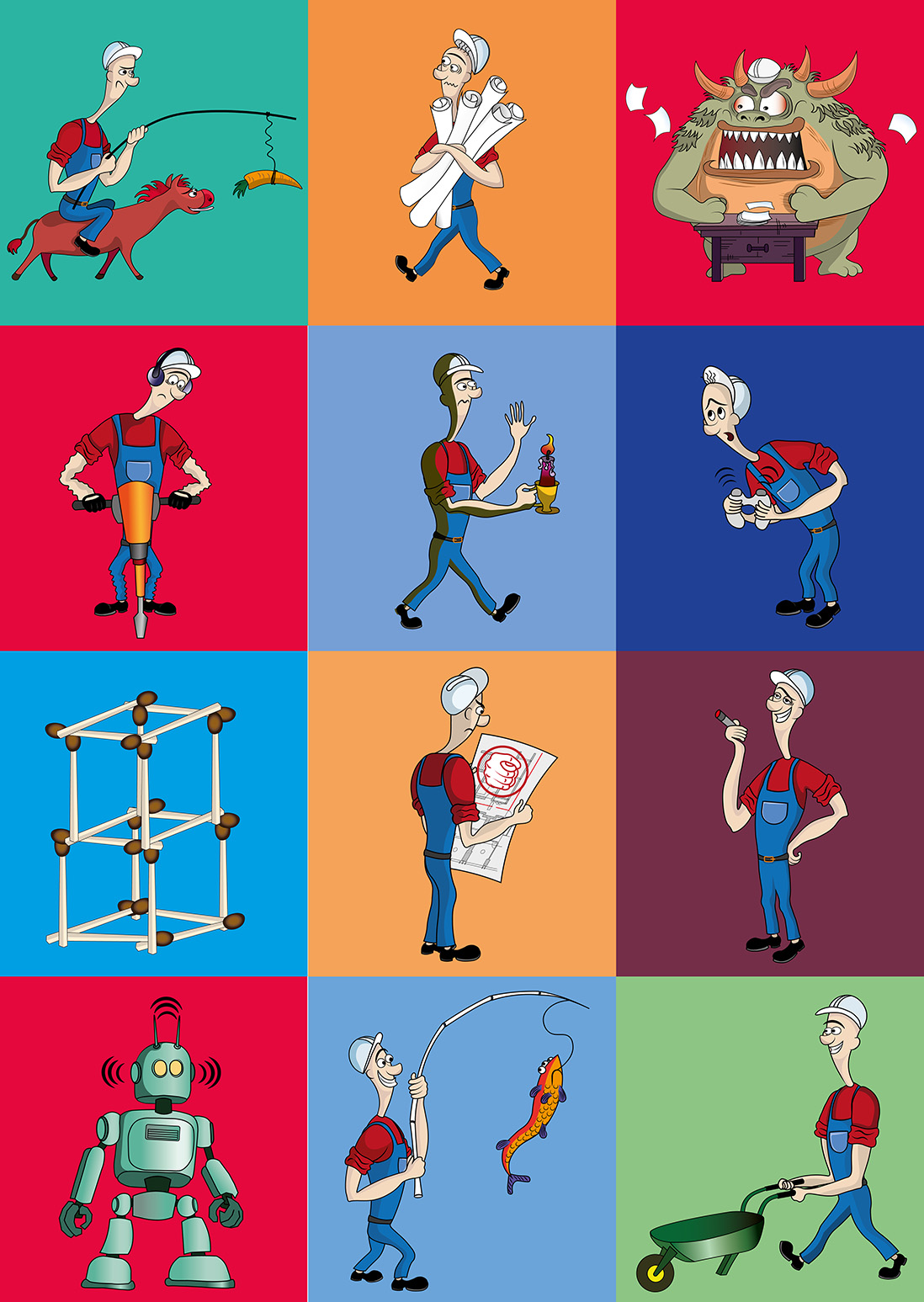 Board game «Engineers» — Изображение №15 — Иллюстрация, Графика на Dprofile