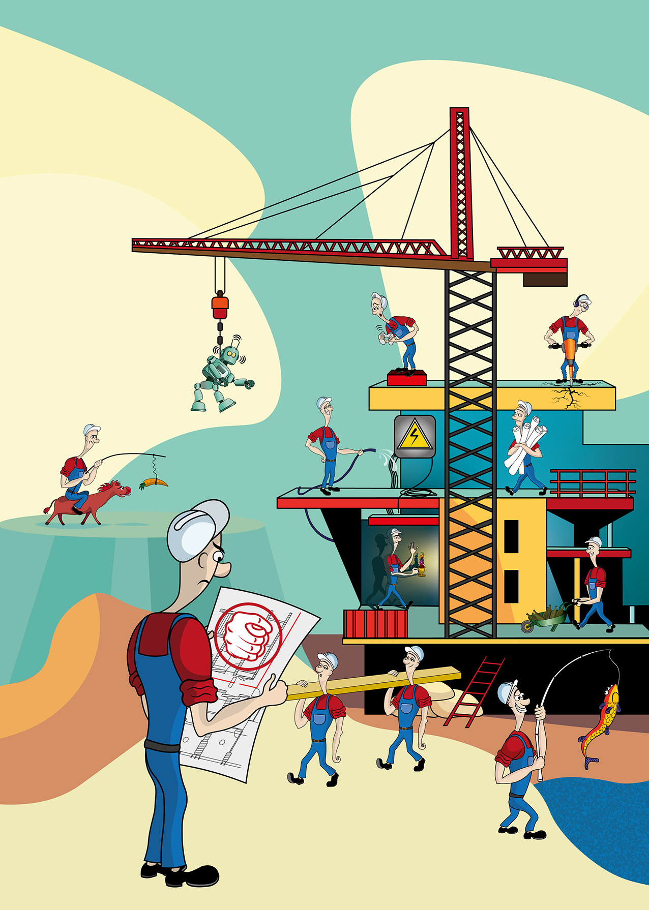 Board game «Engineers» — Изображение №1 — Иллюстрация, Графика на Dprofile