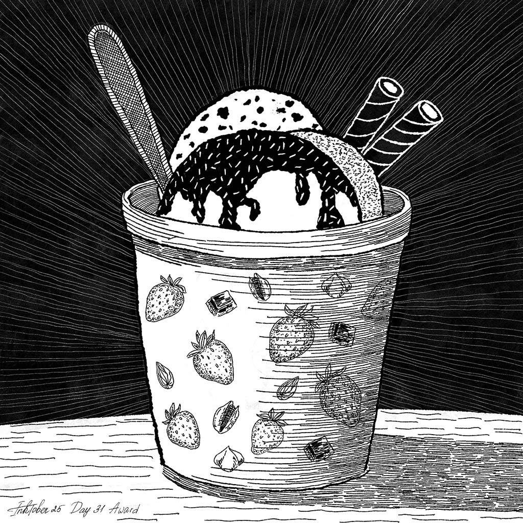 Мой INKTOBER 2025 — Изображение №32 — Иллюстрация на Dprofile