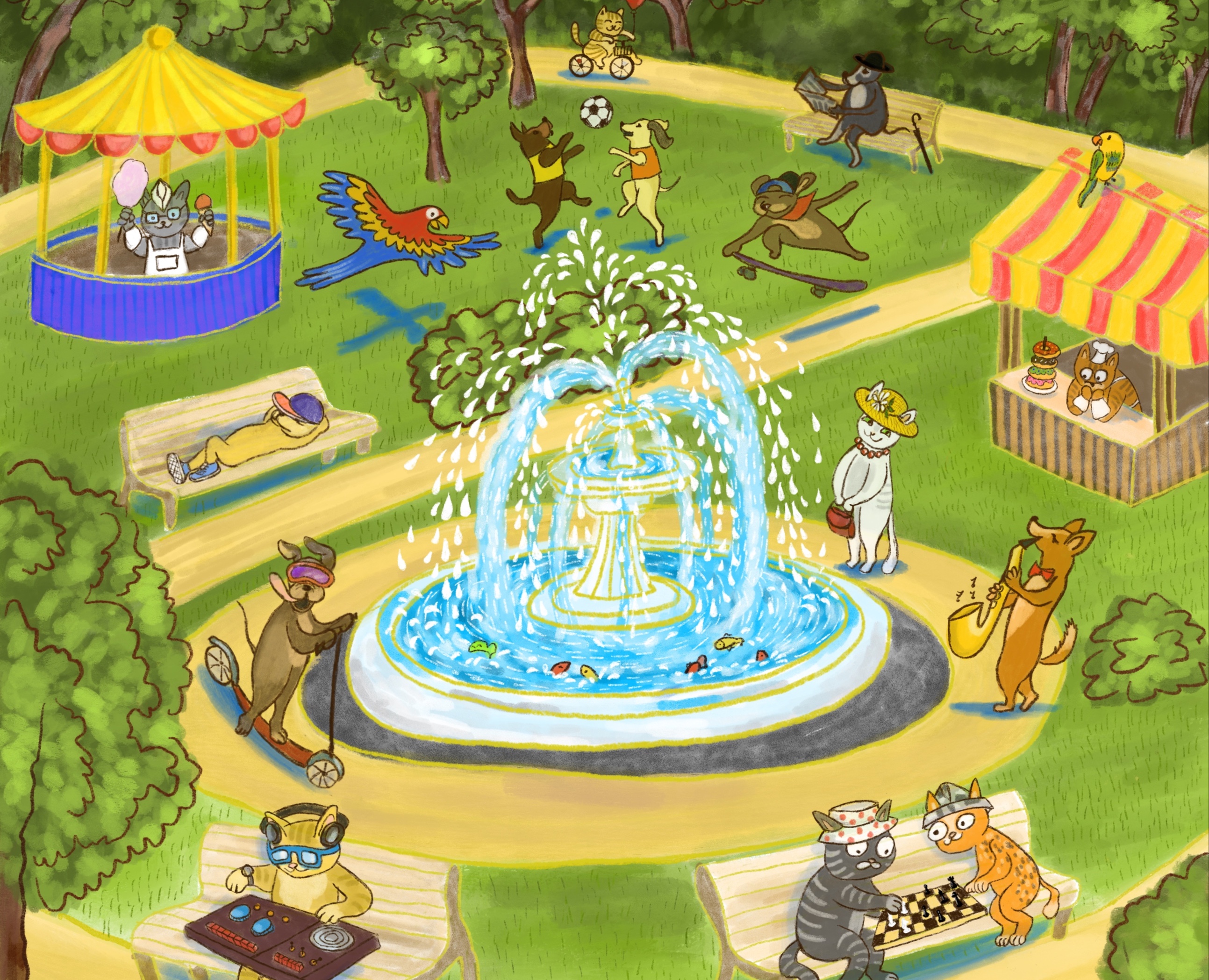 «Tails» magazine issue — Иллюстрация, Графика на Dprofile