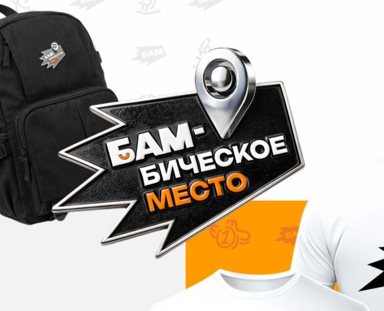 Фирстиль центра молодежи "БАМ" на Dprofile