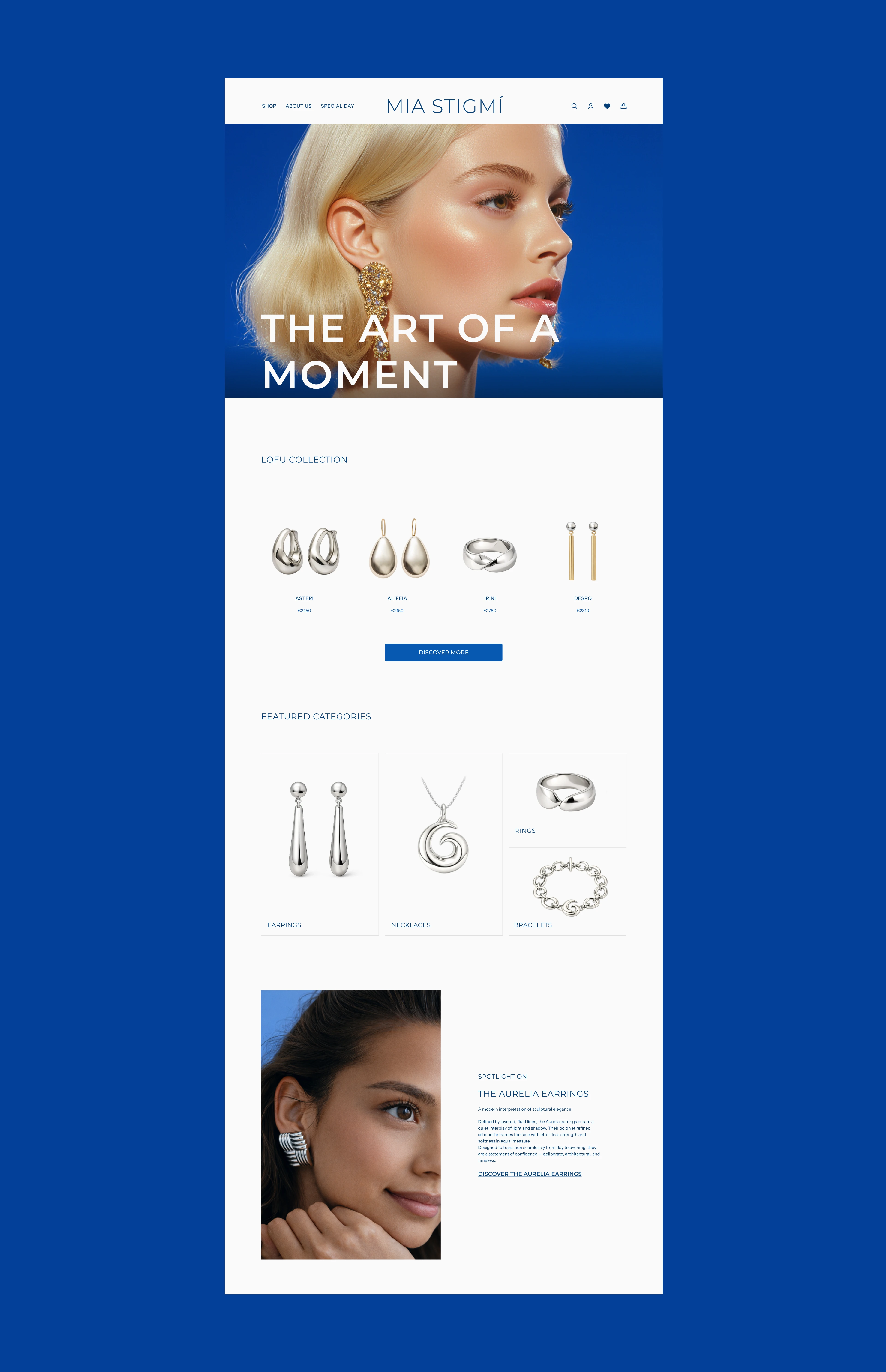 Mia Stigmi - UX/UI Design — Изображение №5 — Интерфейсы на Dprofile