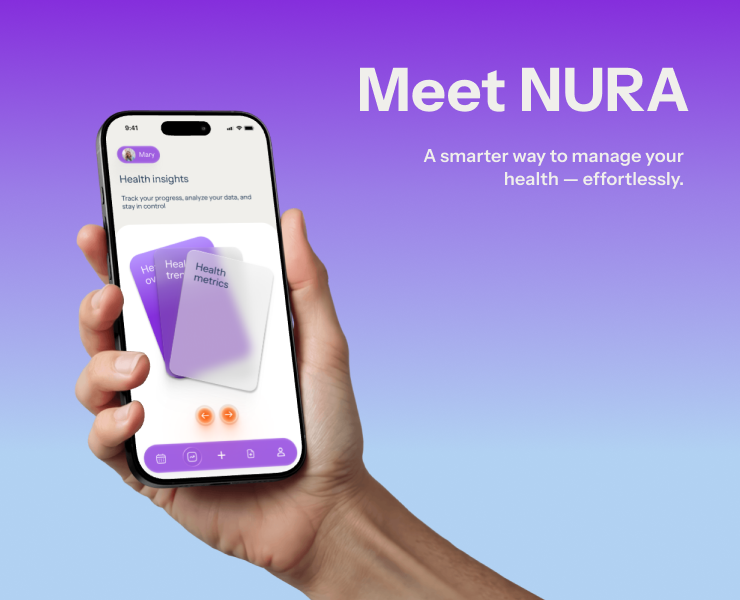 NURA — Health Tracking App — Интерфейсы на Dprofile