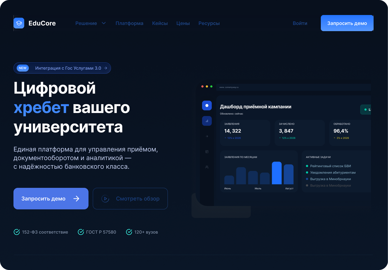 Educore. SAAS-проект. UX Case Study / 2026 — Изображение №3 — Интерфейсы на Dprofile