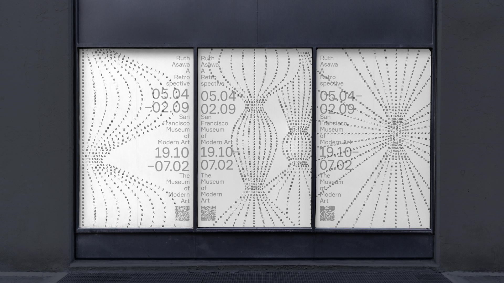 Ruth Asawa. A retrospective — Изображение №1 — Брендинг, Графика на Dprofile