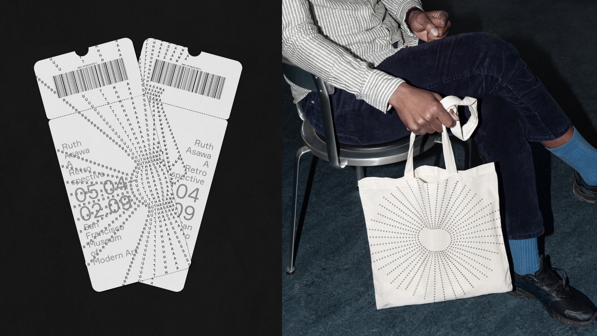 Ruth Asawa. A retrospective — Изображение №9 — Брендинг, Графика на Dprofile