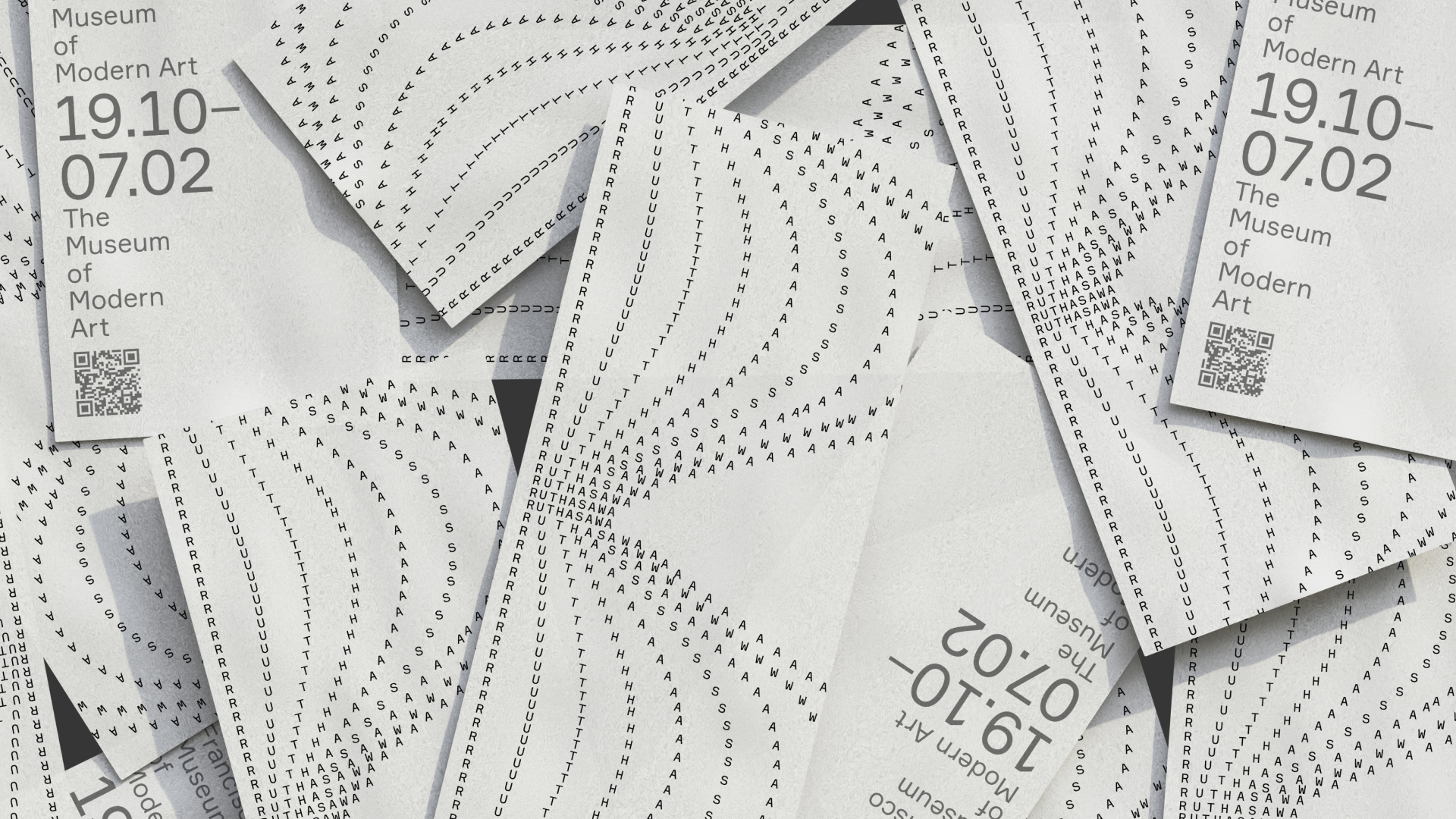 Ruth Asawa. A retrospective — Изображение №6 — Брендинг, Графика на Dprofile