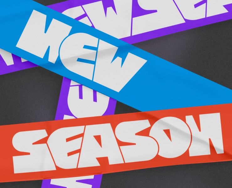 Леттеринг для цикла открытых лекций New Season — Брендинг, Графика на Dprofile