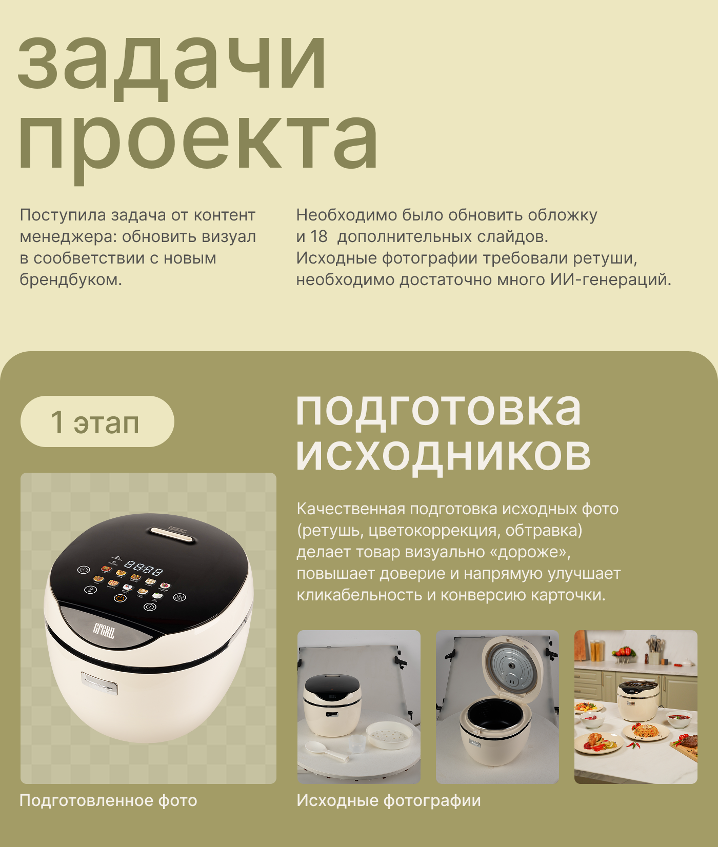 Инфографика для WB / OZON. Мультиварка — Изображение №2 — Графика, Маркетинг на Dprofile