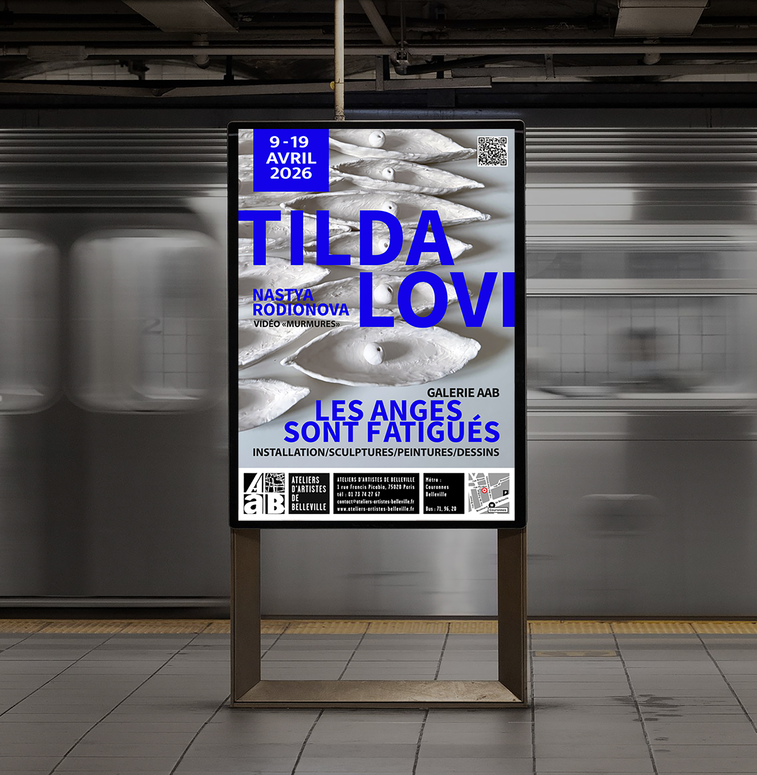 АФИША ВЫСТАВКИ TILDA LOVI, PARIS — Изображение №1 — Брендинг, Графика на Dprofile