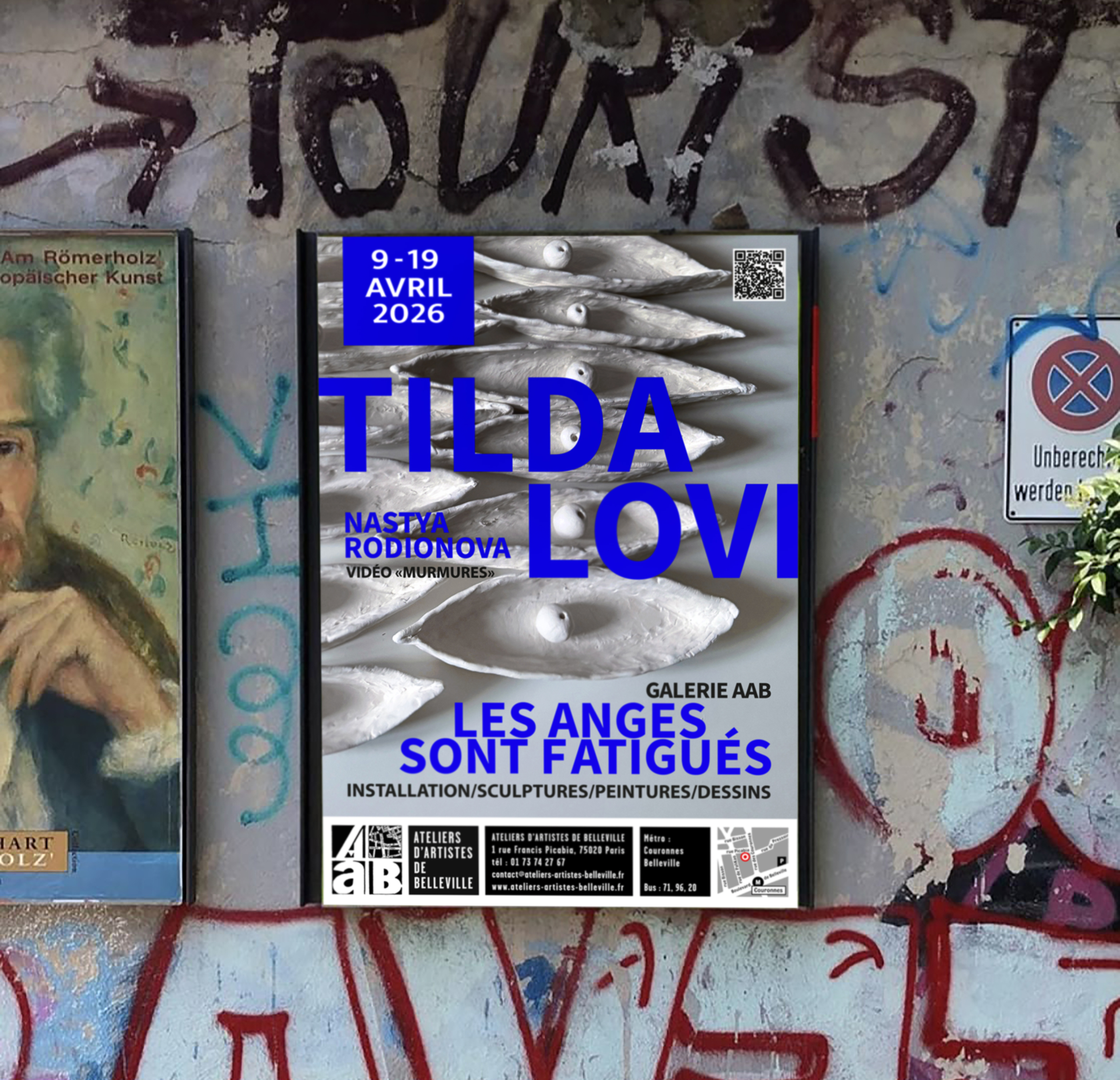 АФИША ВЫСТАВКИ TILDA LOVI, PARIS — Изображение №5 — Брендинг, Графика на Dprofile