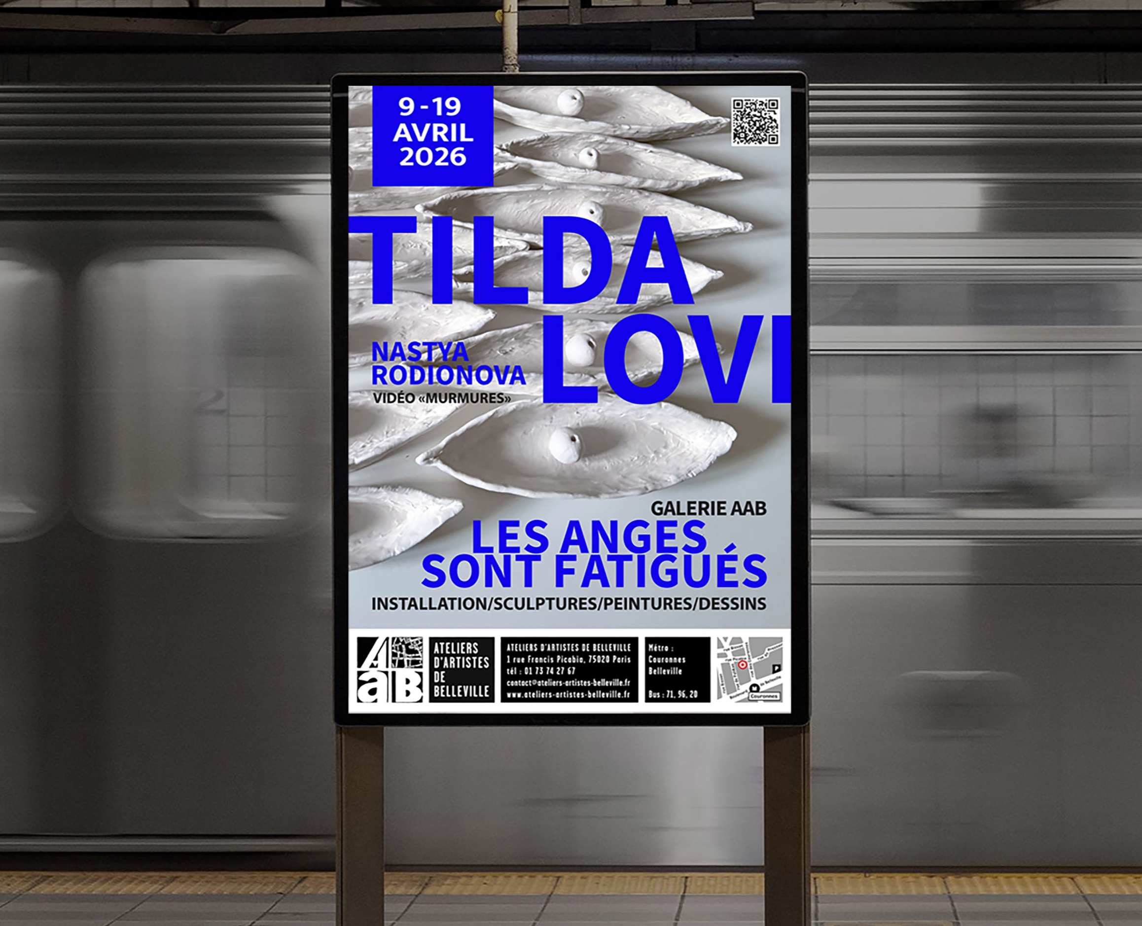 АФИША ВЫСТАВКИ TILDA LOVI, PARIS на Dprofile