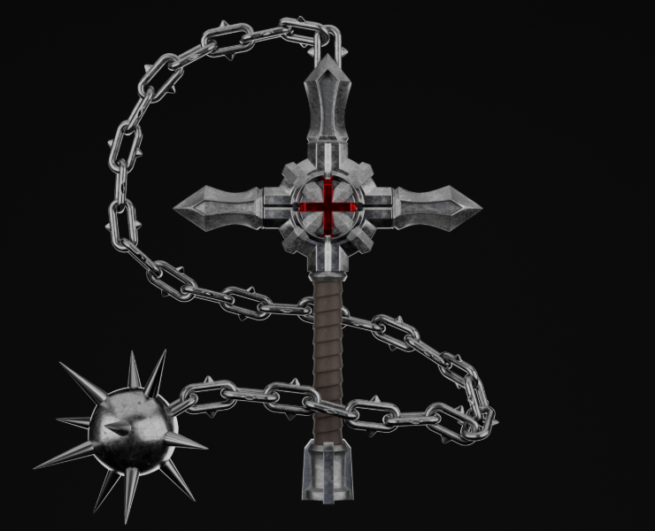 Vampire killer whip — Иллюстрация, 3D на Dprofile