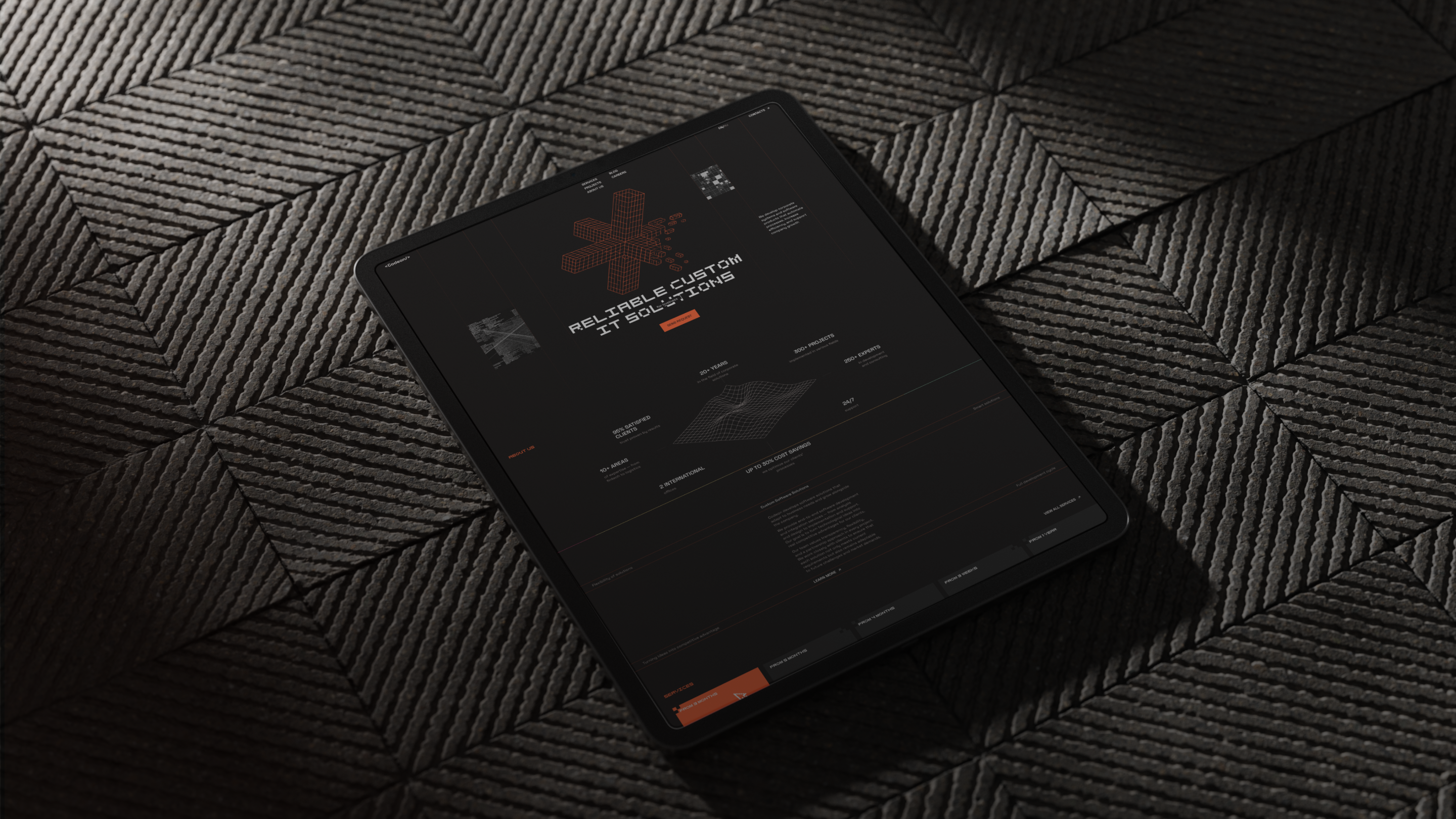 CODEON | Corporate website — Изображение №16 — Интерфейсы на Dprofile