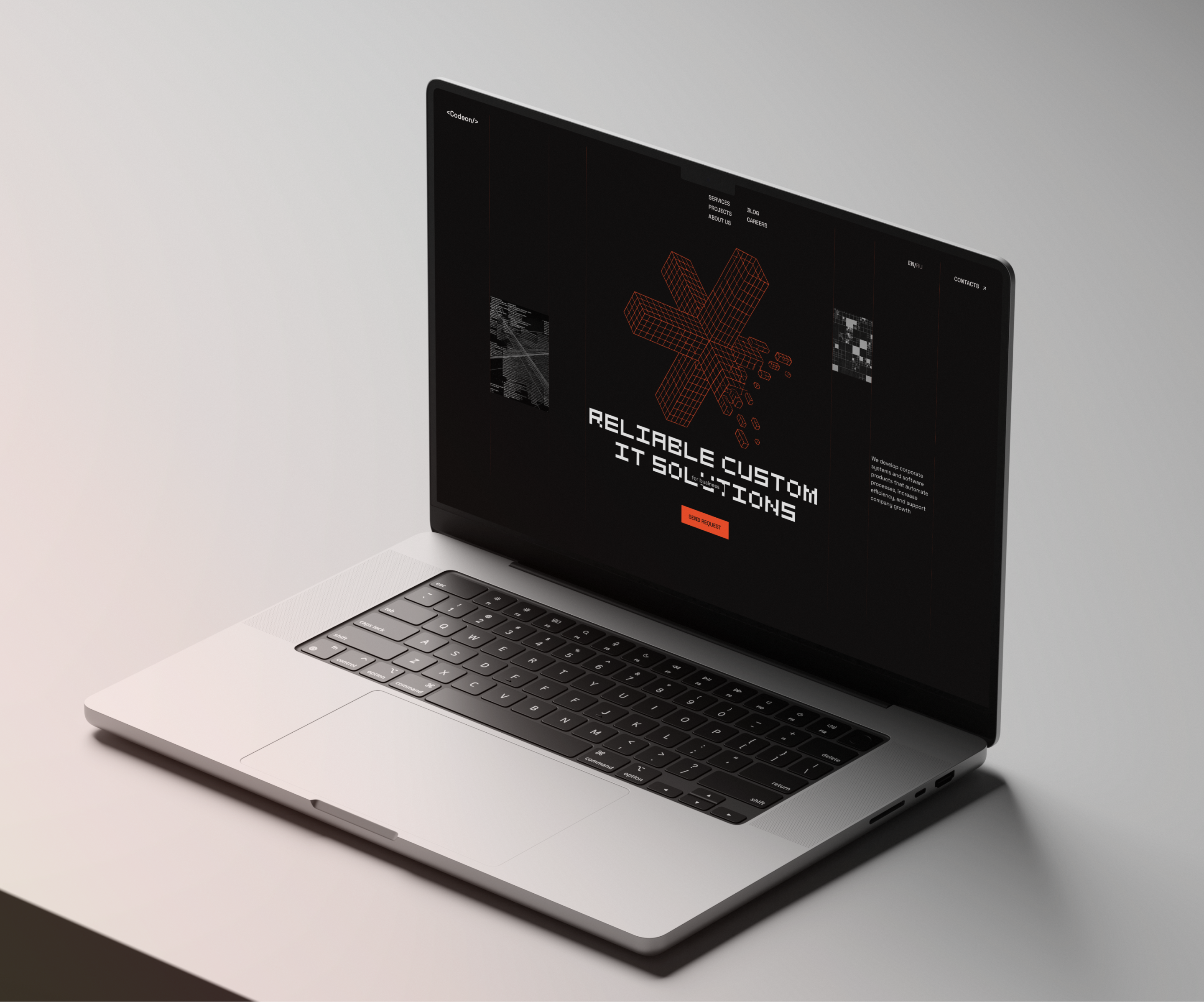 CODEON | Corporate website — Изображение №14 — Интерфейсы на Dprofile