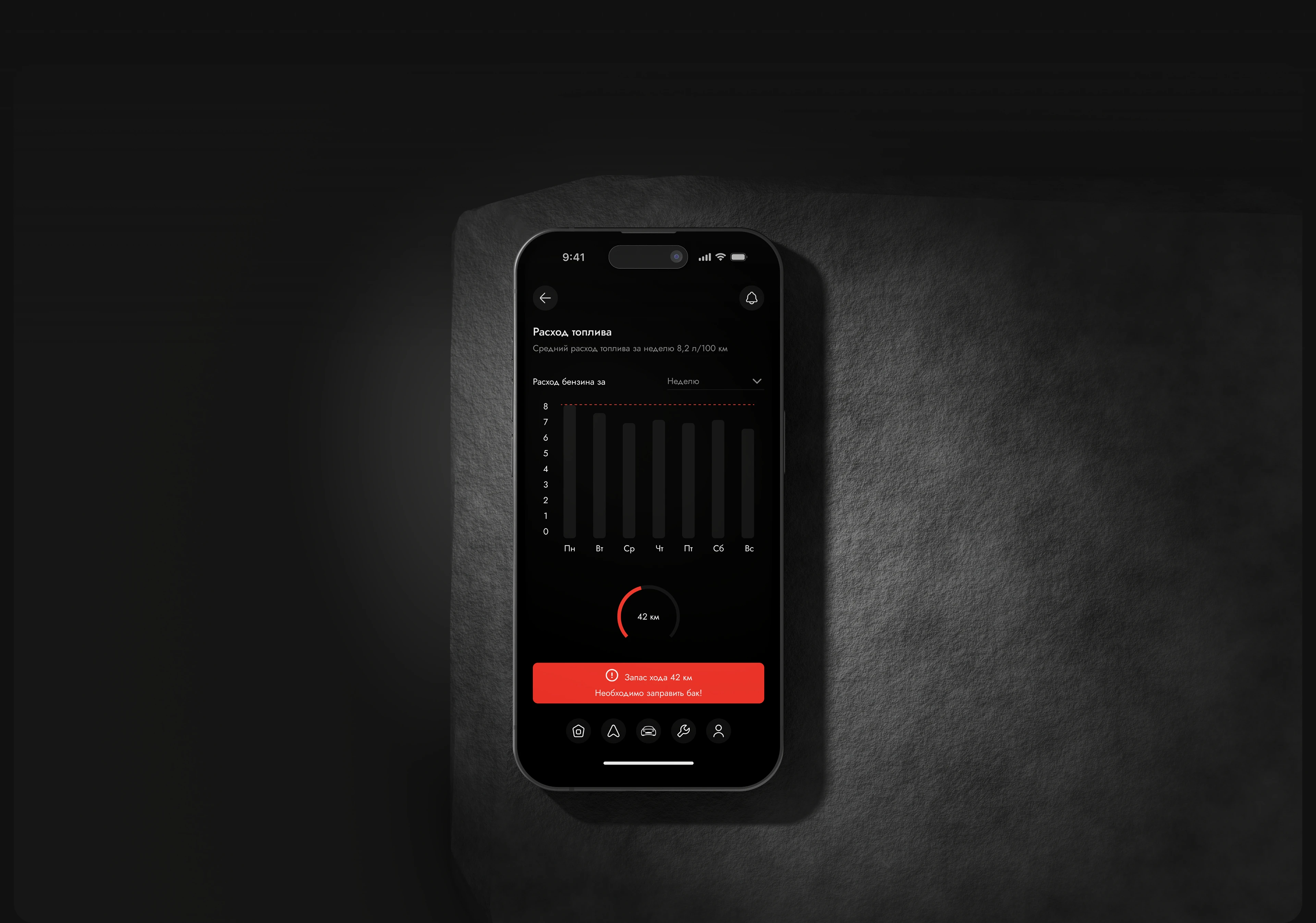 Autrix — Connected Car App Design — Изображение №6 — Интерфейсы на Dprofile