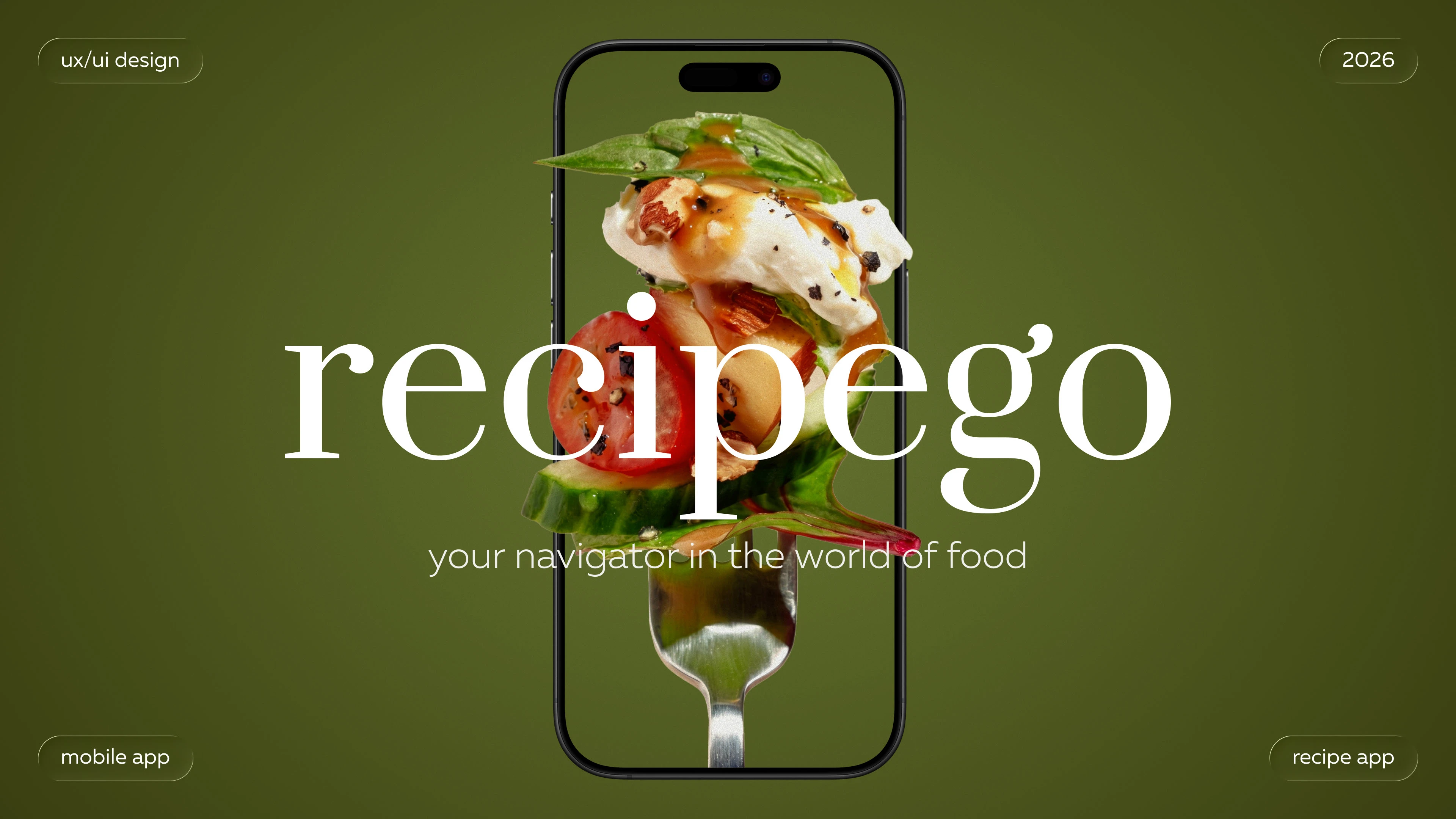 recipego | recipe app — Изображение №1 — Интерфейсы на Dprofile