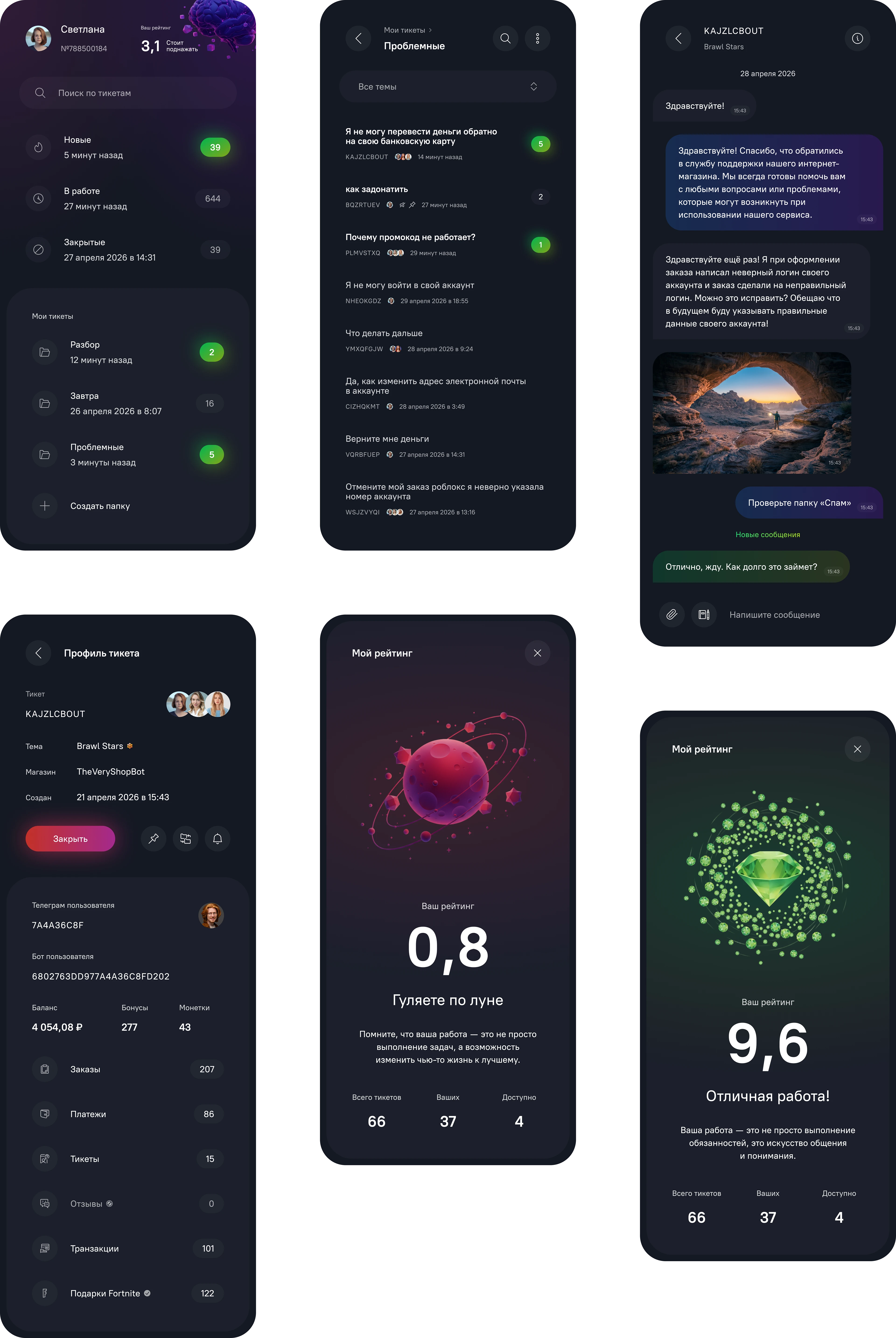 Тикеты — Изображение №10 — Интерфейсы на Dprofile