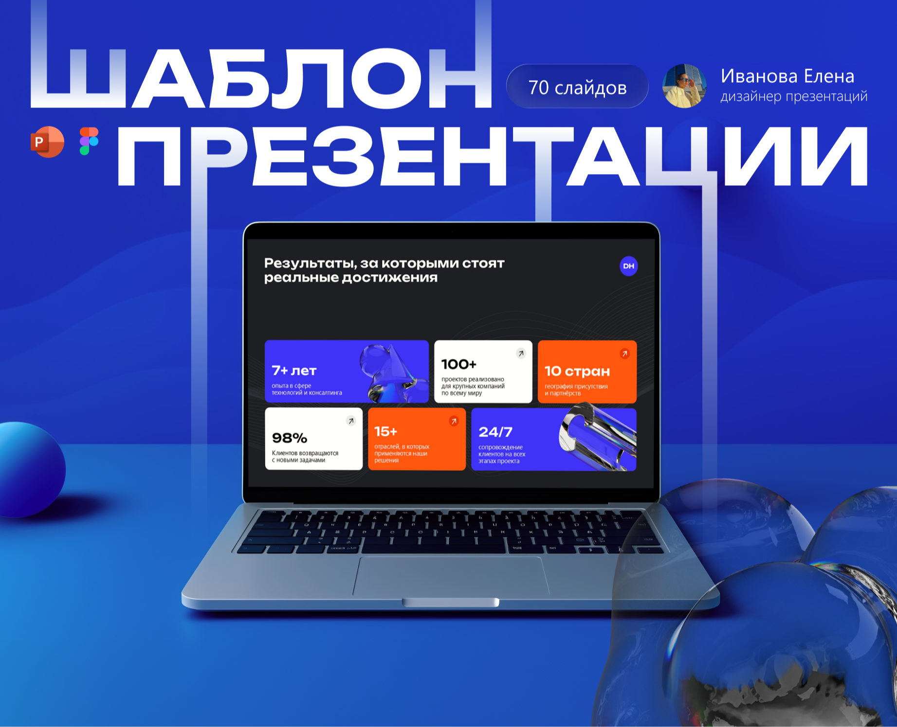 Шаблон презентации PowerPoint на Dprofile