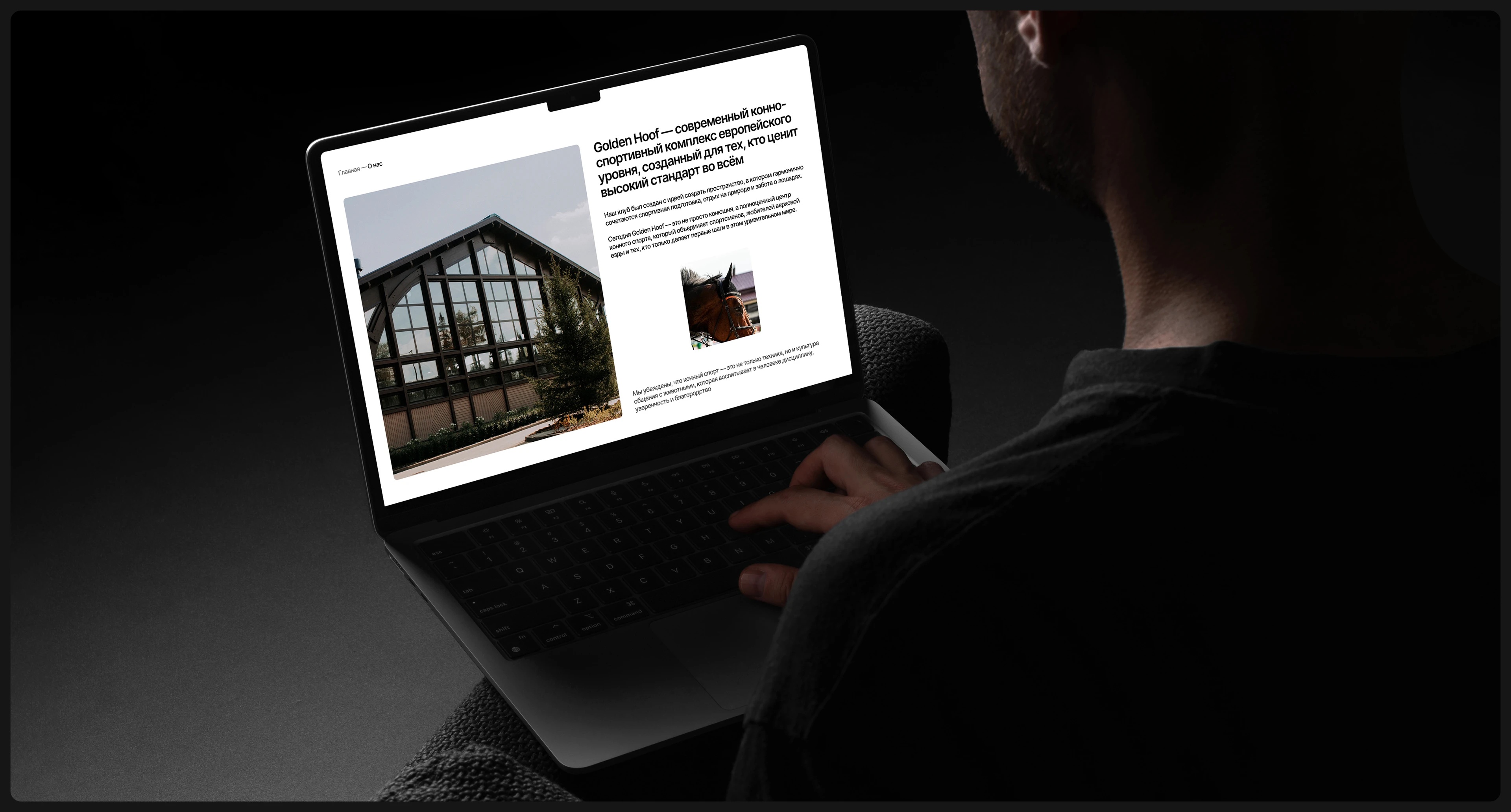 Многостраничный сайт для конного клуба | web design — Изображение №11 — Интерфейсы, Брендинг на Dprofile