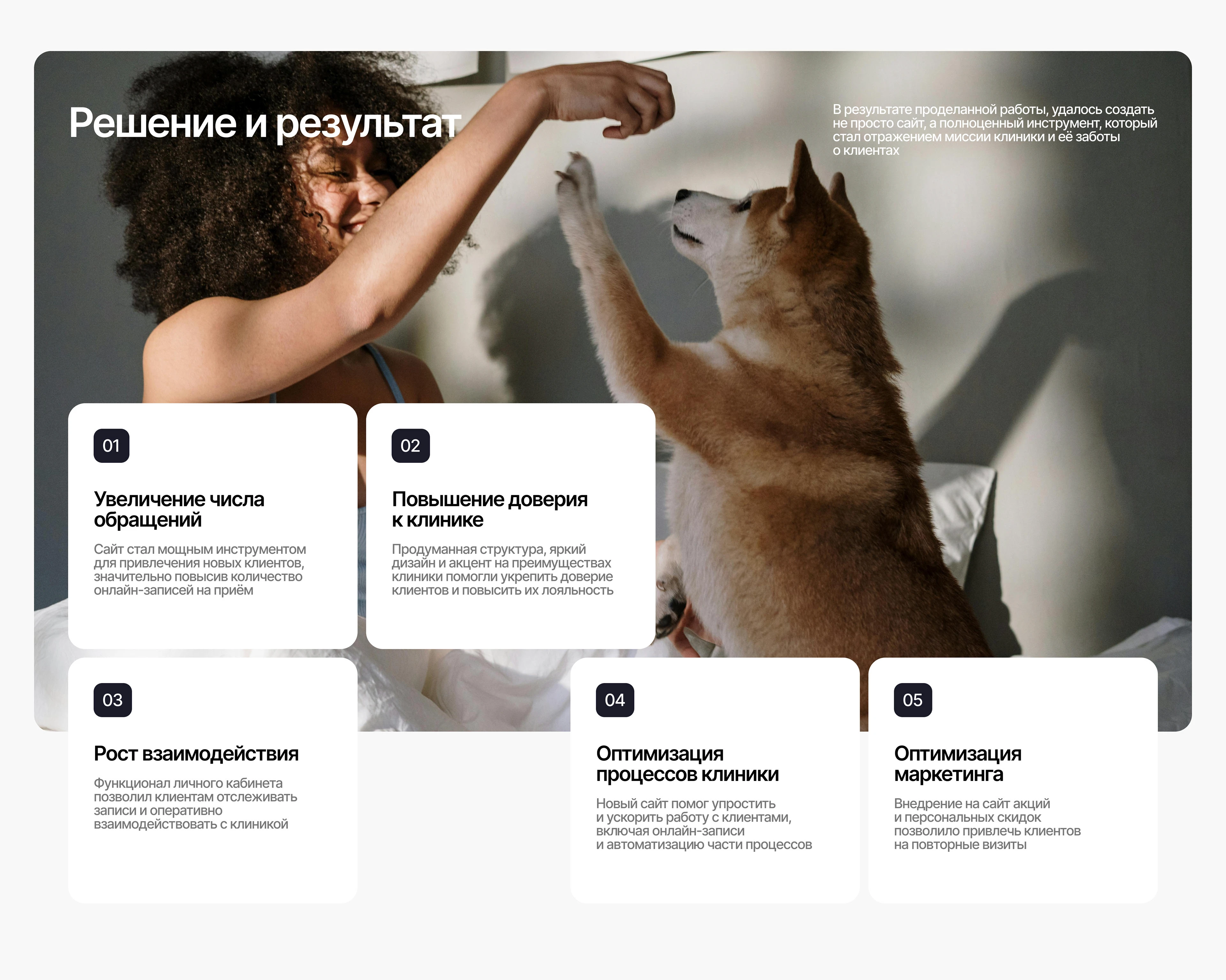 Многостраничный сайт для ветеринарной клиники | web design — Изображение №18 — Интерфейсы, Брендинг на Dprofile