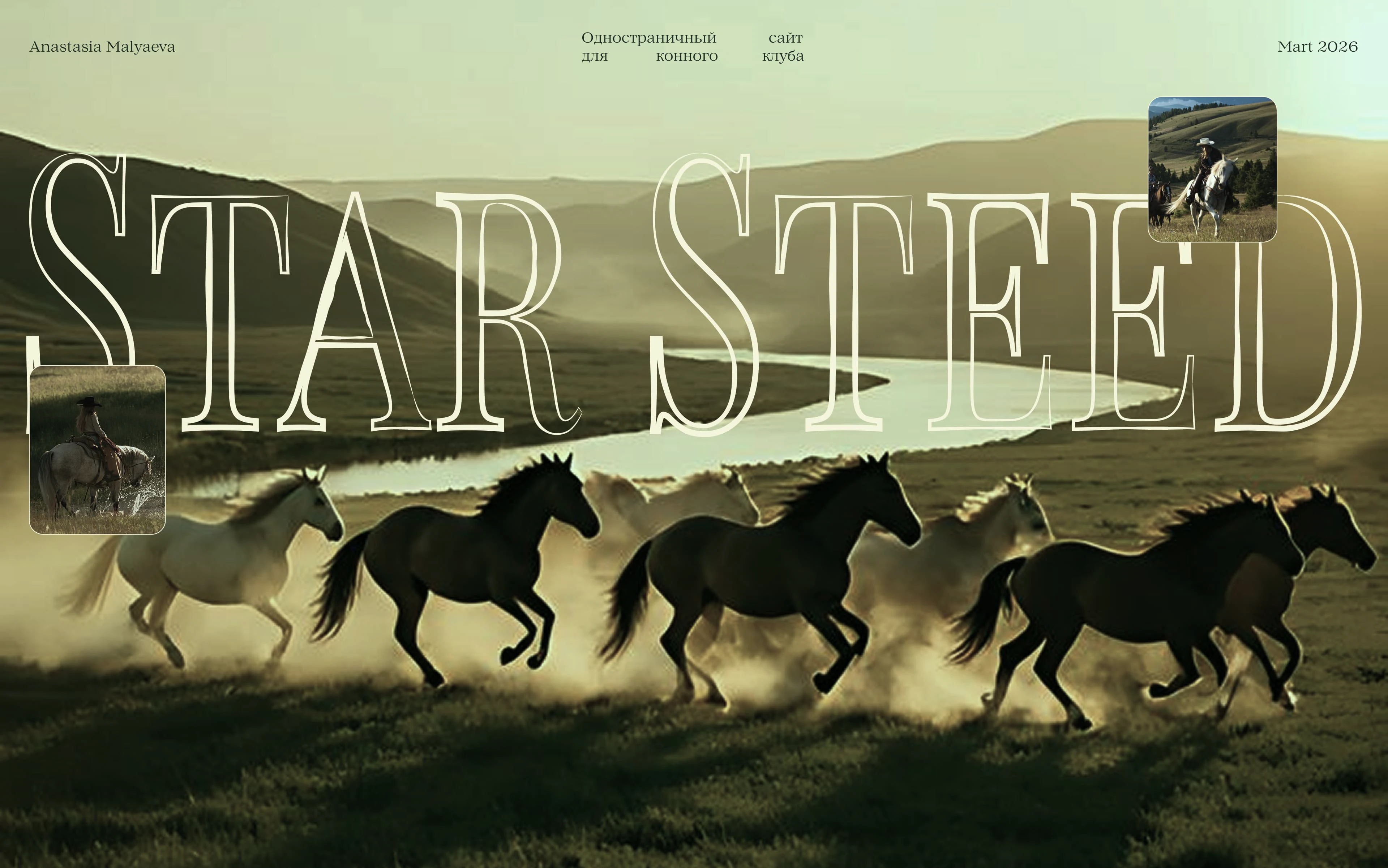 StarSteed: website of a equestrian club — Изображение №1 — Интерфейсы на Dprofile