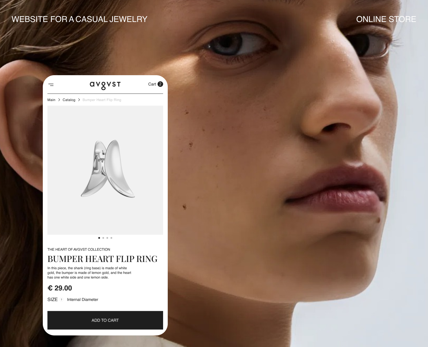 AUGUST - Редизайн интернет-магазина — Интерфейсы на Dprofile