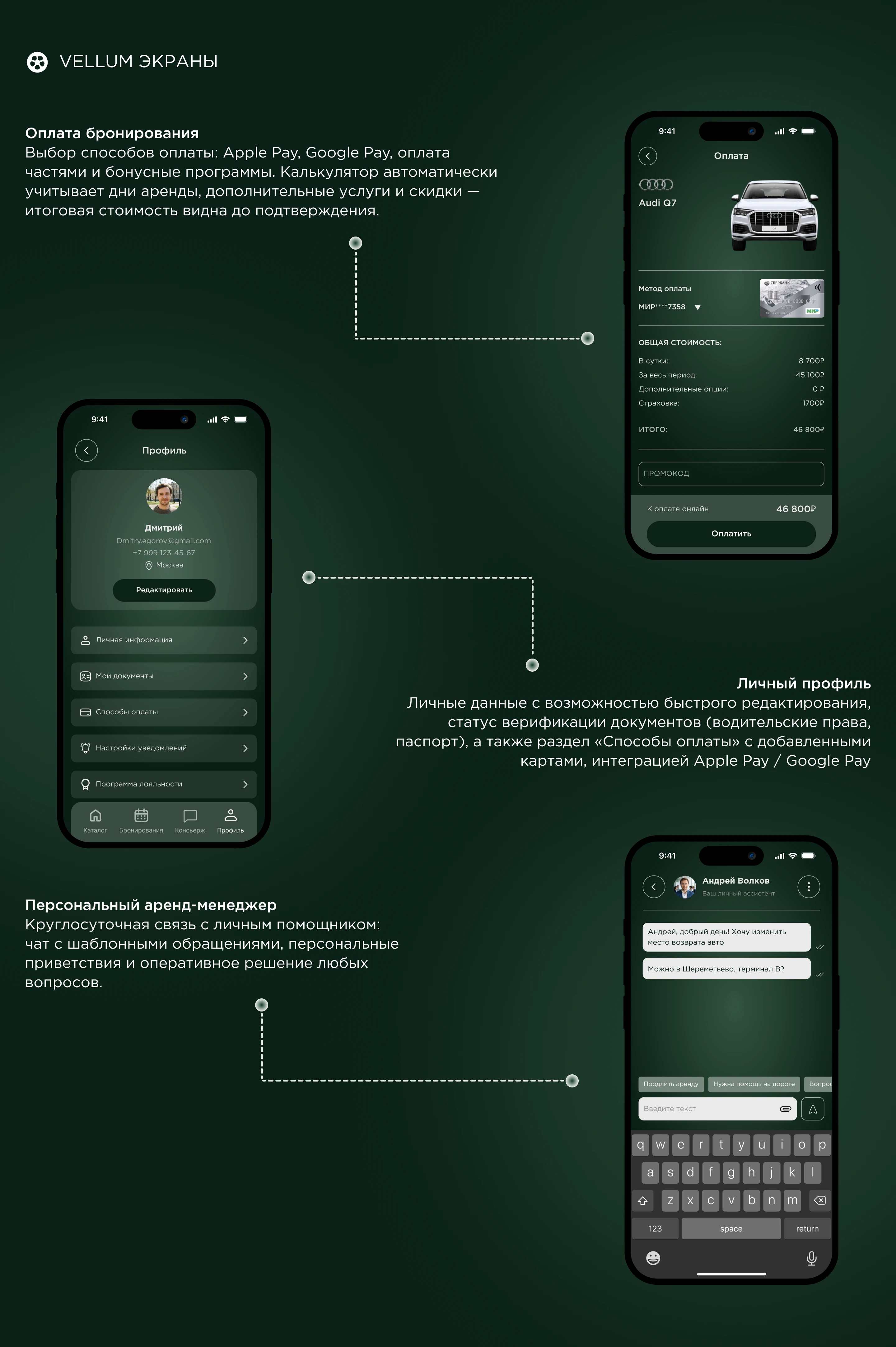 Vellum — Premium Car Rental Mobile App — Изображение №13 — Интерфейсы на Dprofile