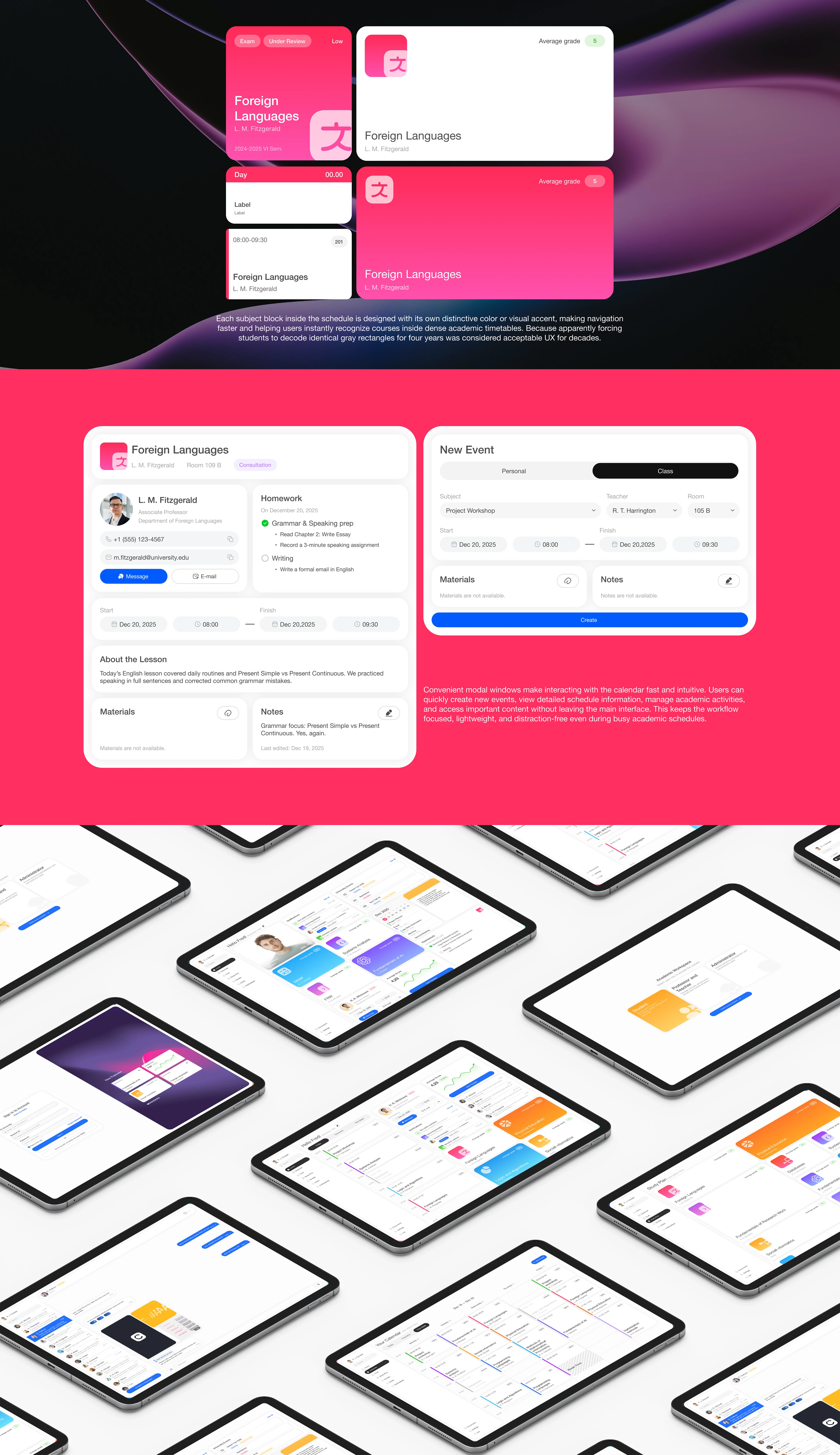 CampusOS - Education Saas Product — Изображение №6 — Интерфейсы на Dprofile