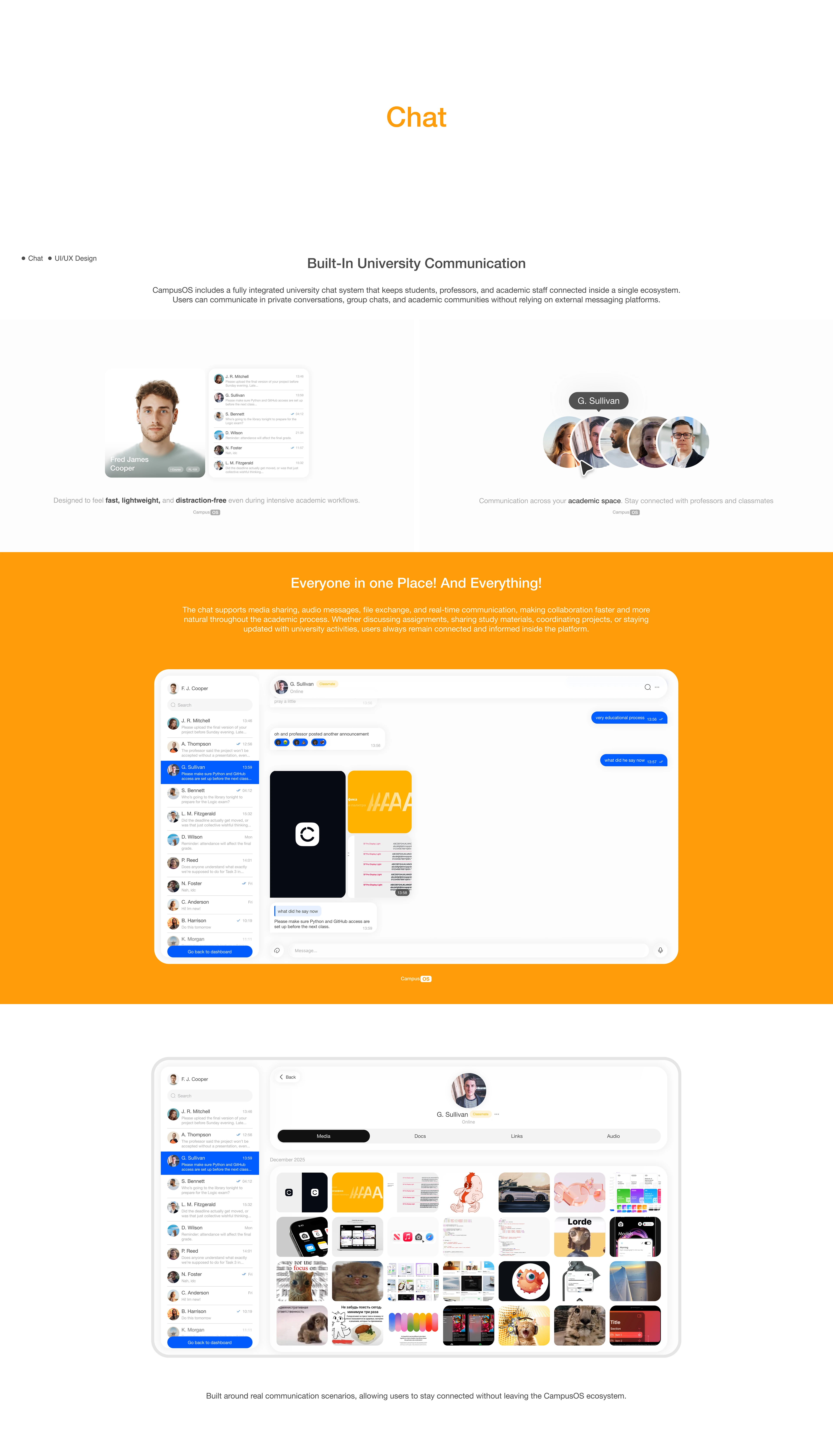 CampusOS - Education Saas Product — Изображение №7 — Интерфейсы на Dprofile