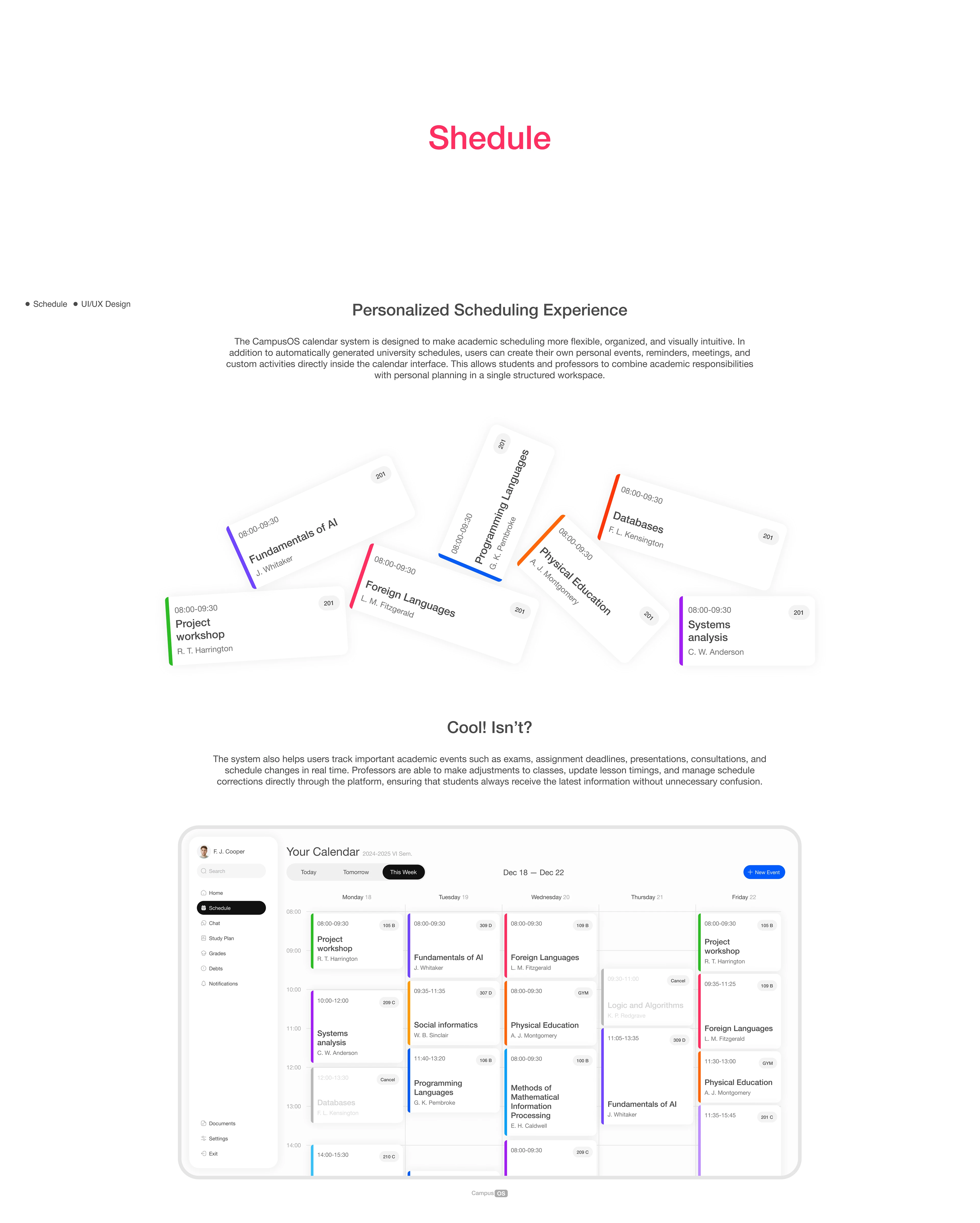 CampusOS - Education Saas Product — Изображение №5 — Интерфейсы на Dprofile