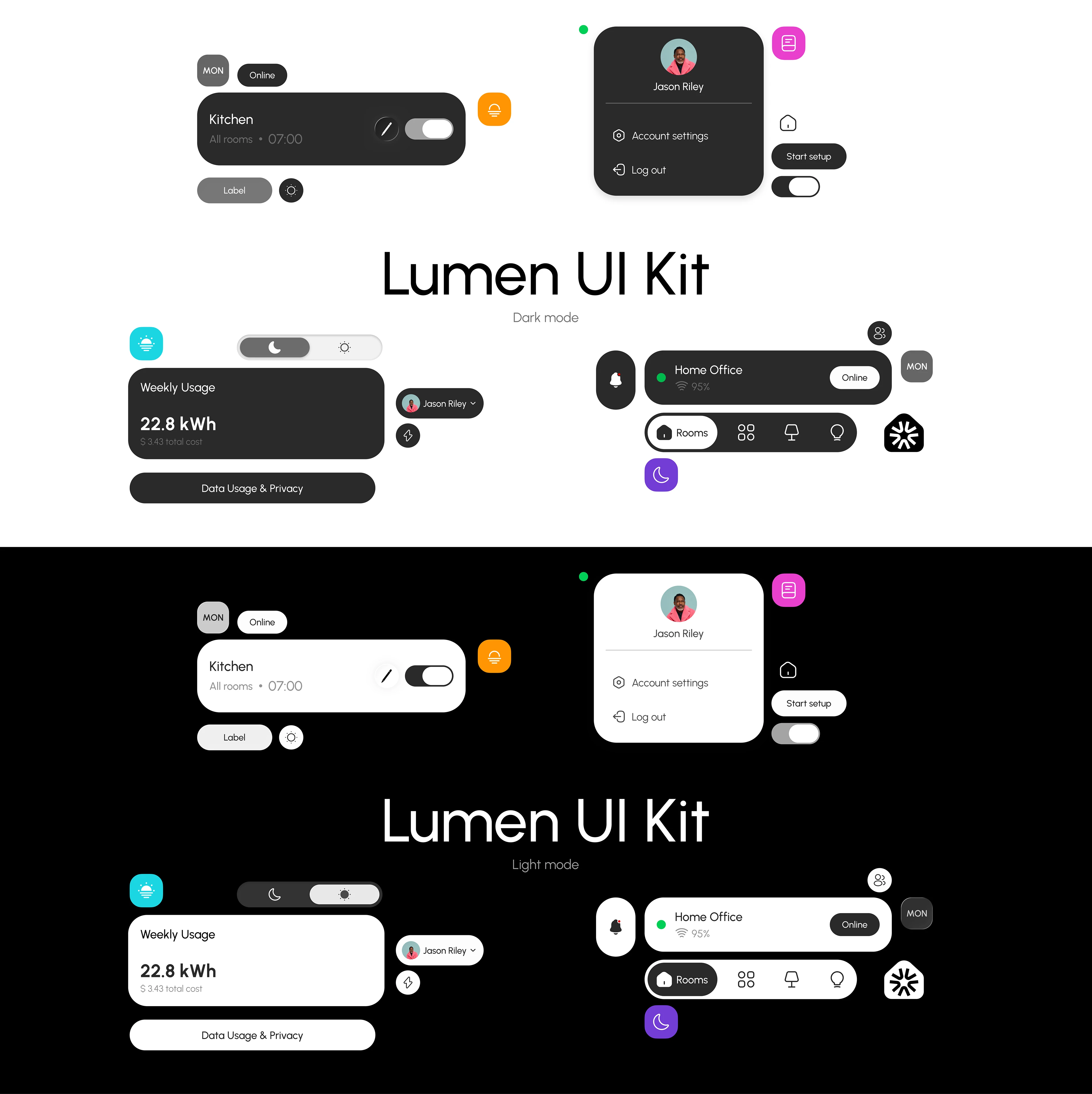 Lumen - Smart Home Light App — Изображение №4 — Интерфейсы на Dprofile