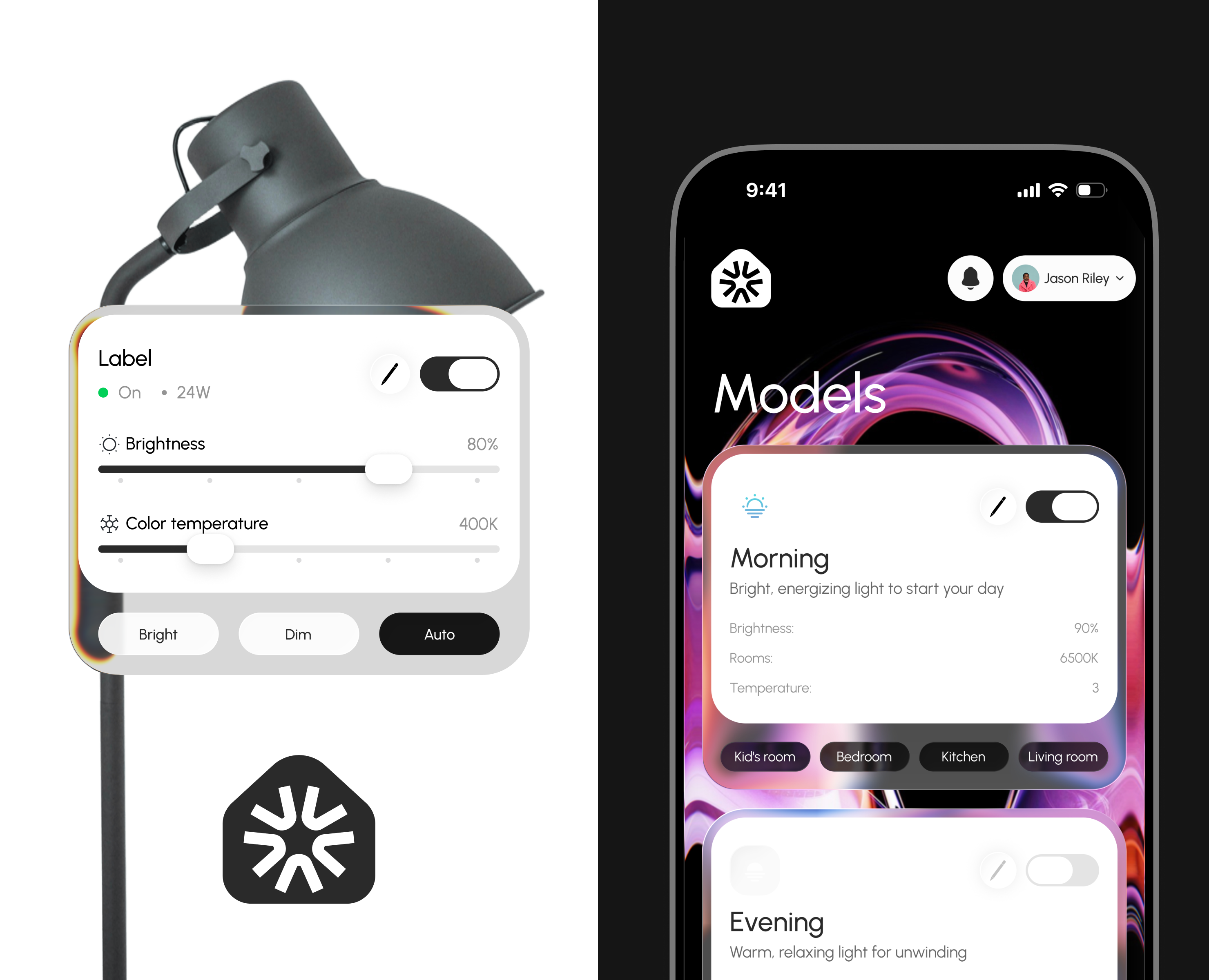 Lumen - Smart Home Light App — Интерфейсы на Dprofile