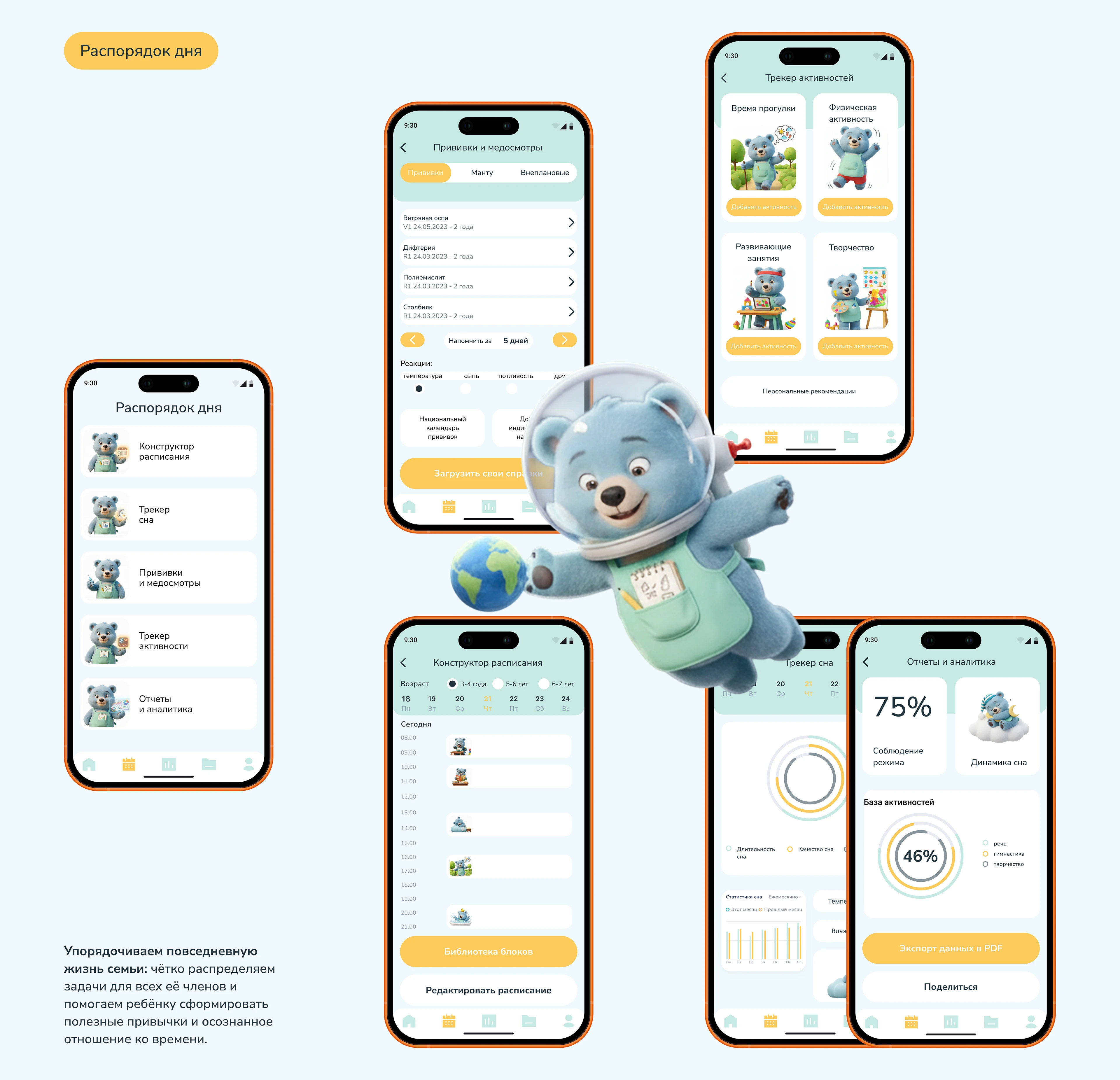 A mobile application for parents of preschoolers Plan4Kids — Изображение №11 — Интерфейсы на Dprofile