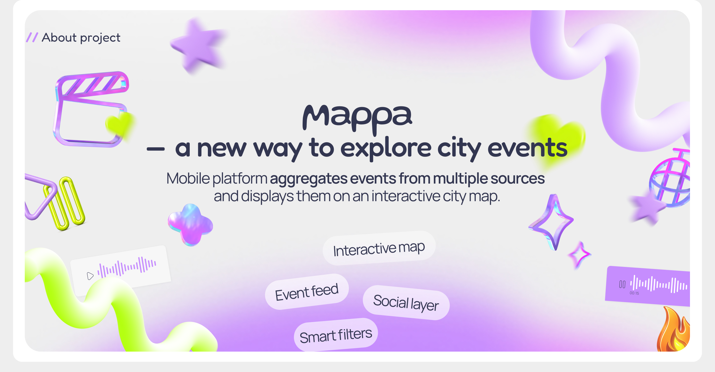 MAPPA — Event Discovery Platform | Mobile App Design — Изображение №2 — Интерфейсы на Dprofile